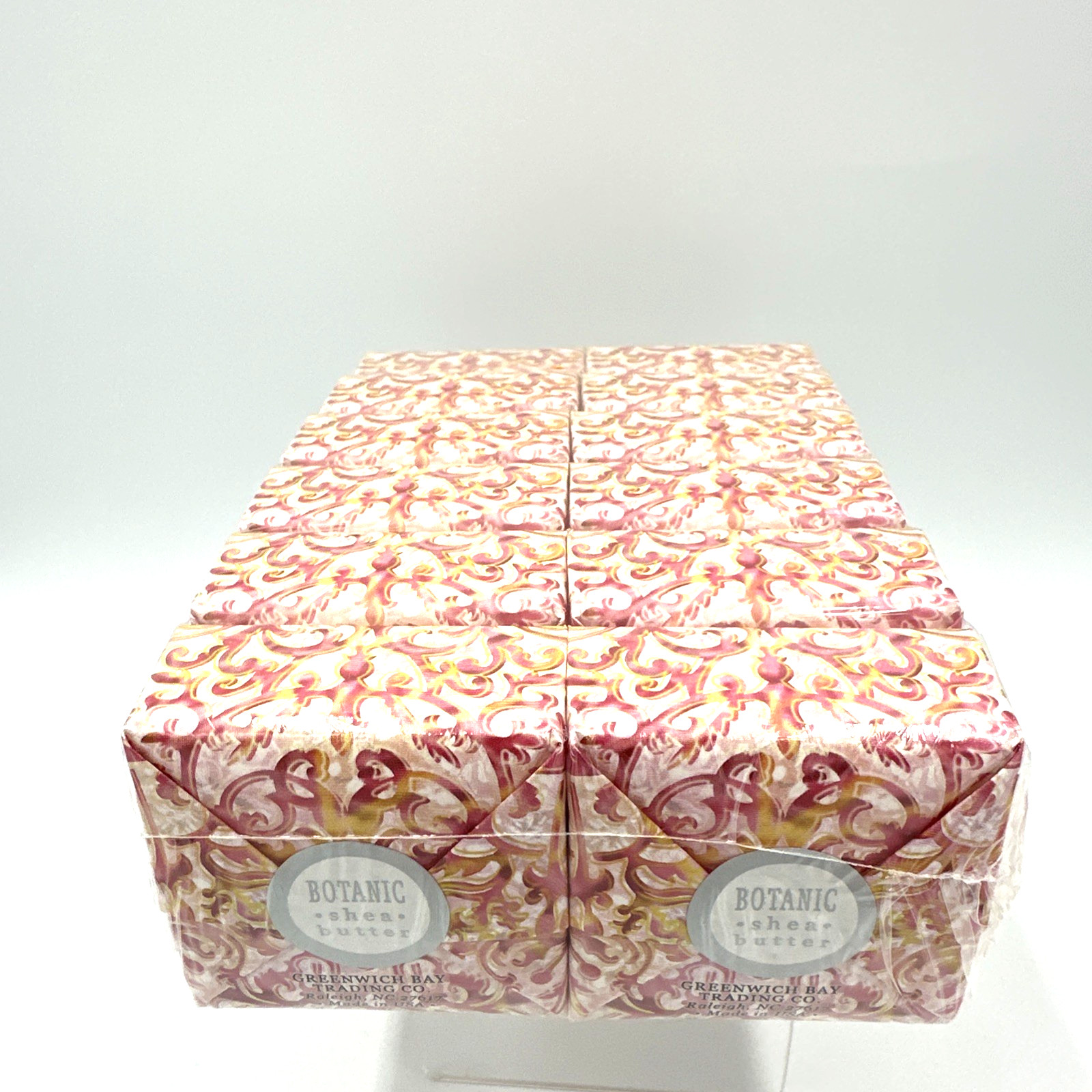 Greenwich Bay Rosewater & Jasmine Shea Butter Soap Lot Of 12 Bars/1.9oz Each
