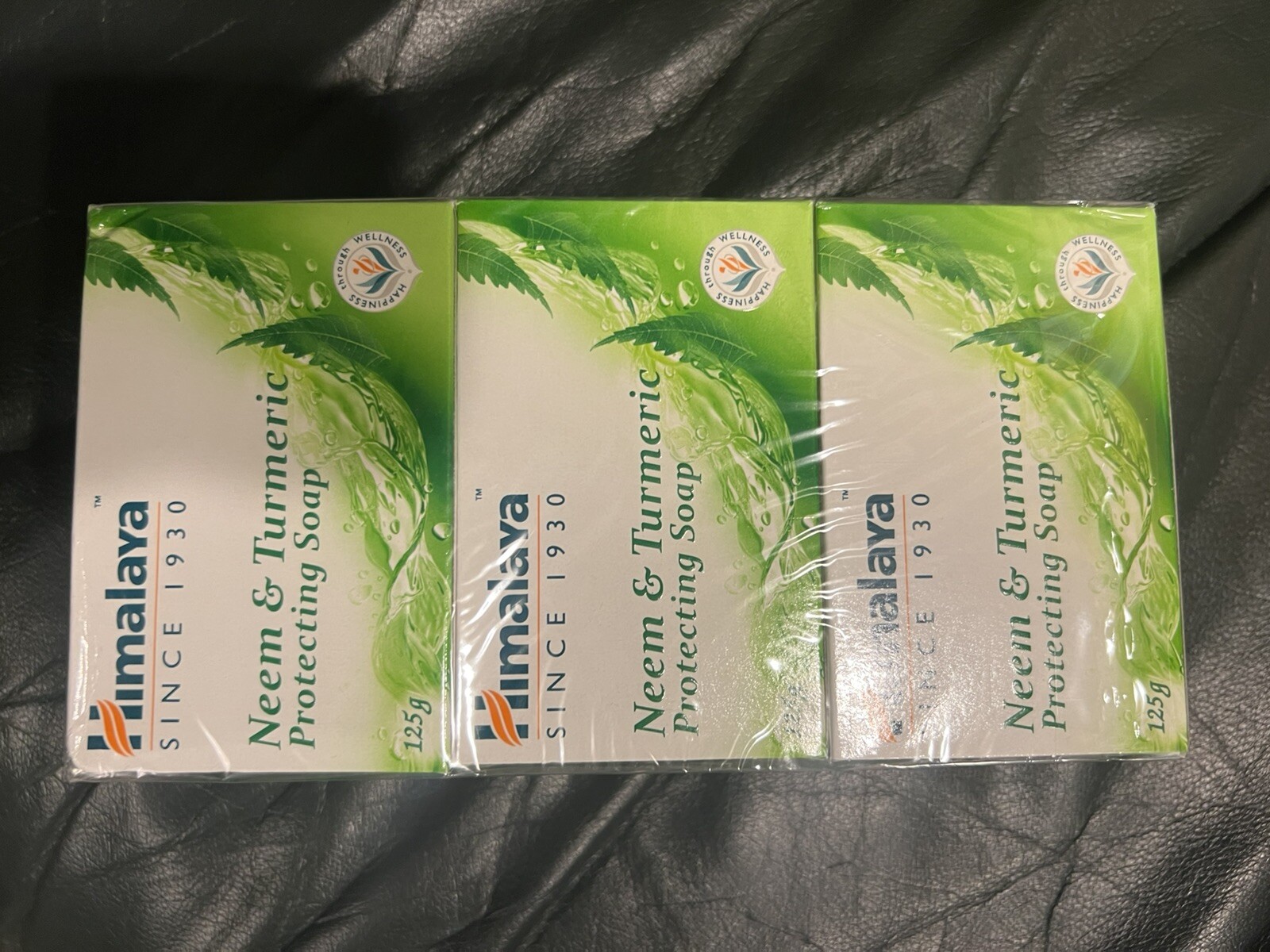 Pack of 6) soap Himalaya Neem & Turmeric Soap 125 gram 100% Natural and Herbal