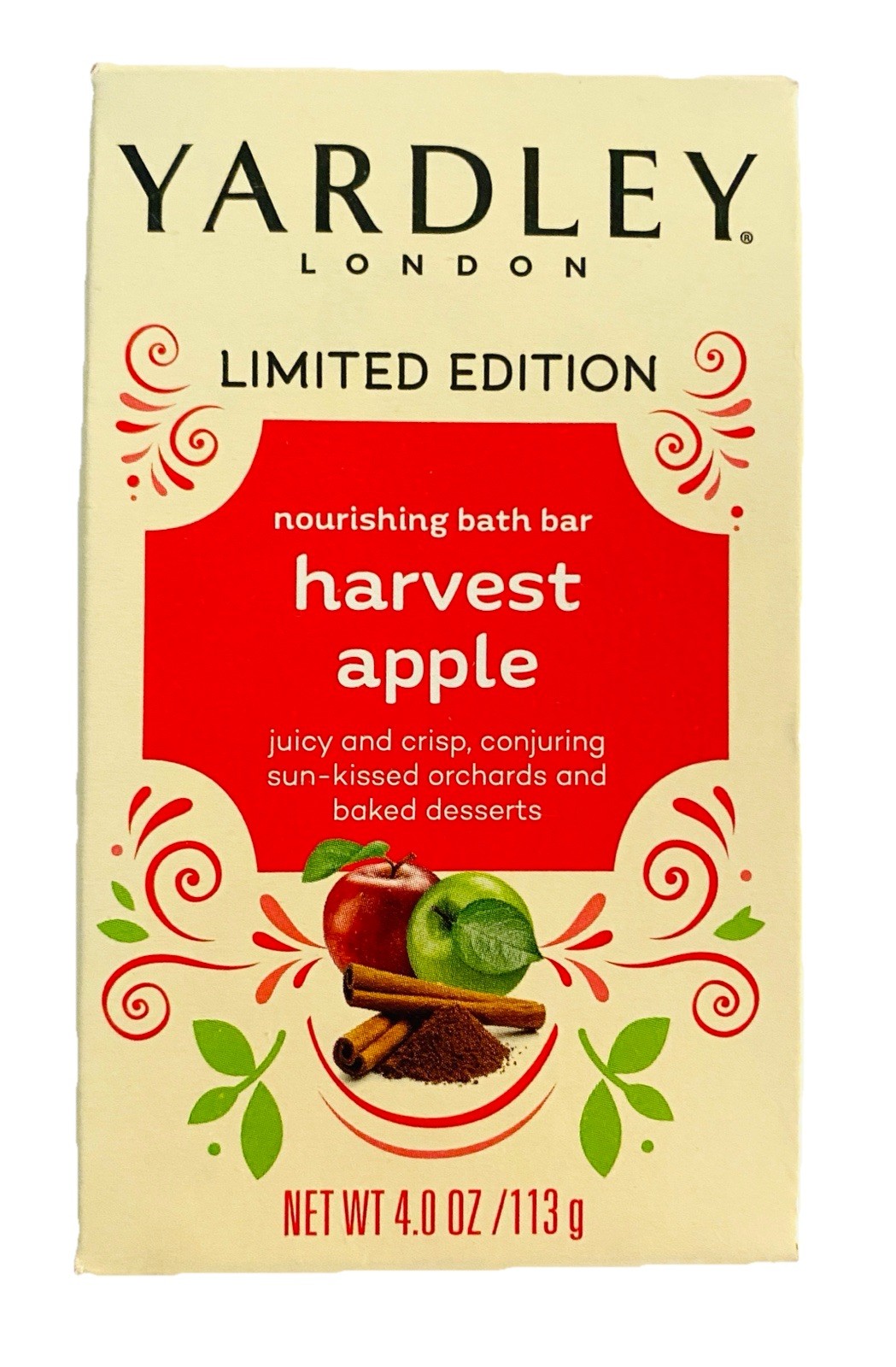 4 Yardley London Ltd Edition Soap Frosted Cranberry Spiced Chai Apple & Cinnamon