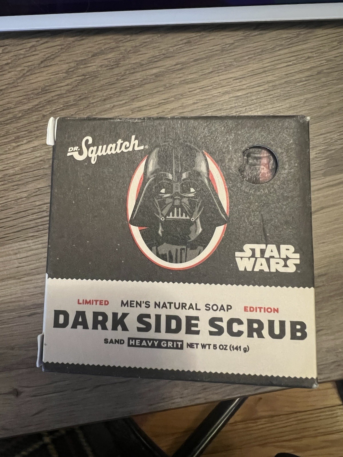 Dr Squatch Limited Edition Dark Side Scrub Star Wars Darth Vader Natural Soap