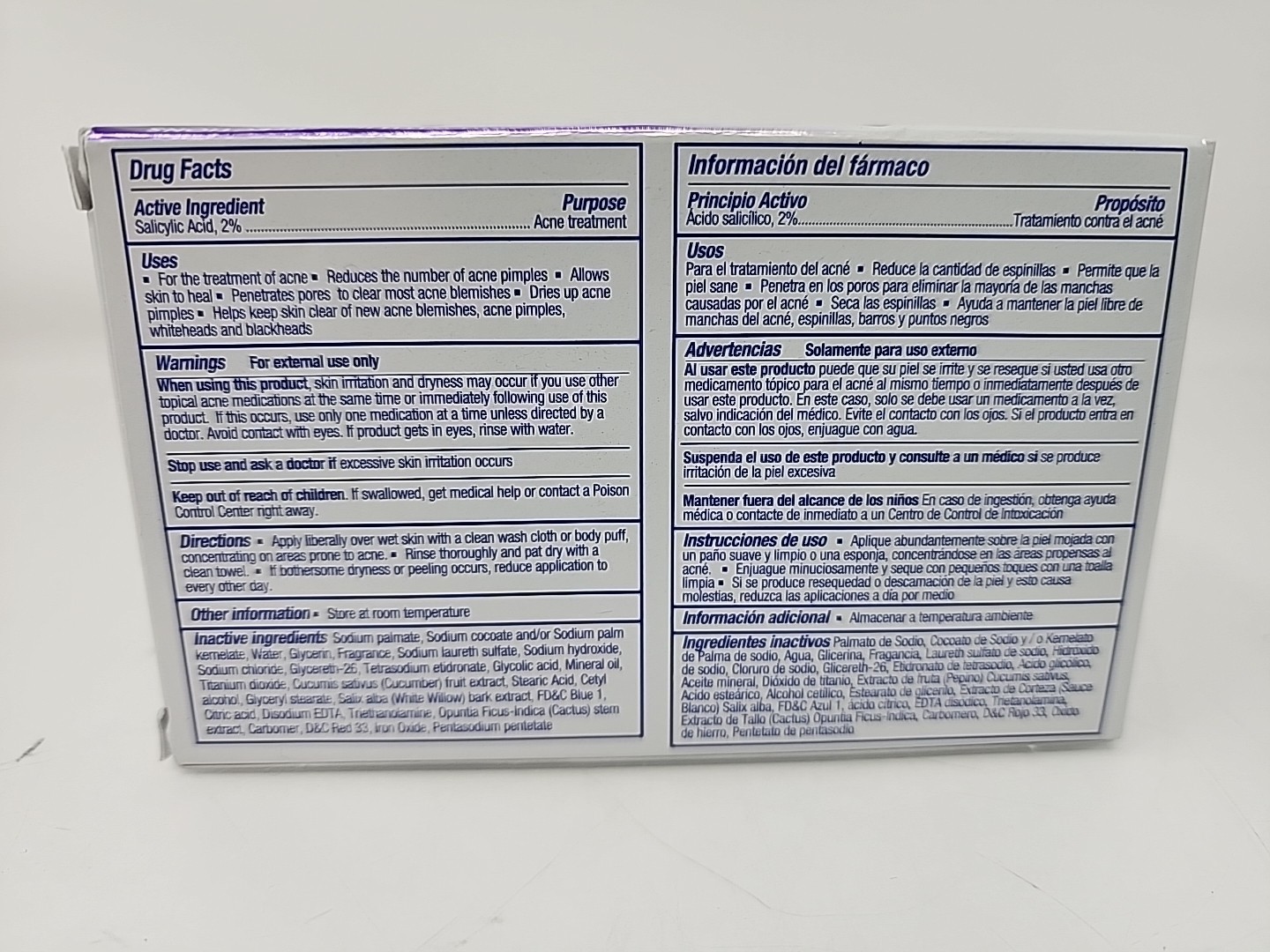 Asepxia Softening Acne Bar Soap Deep Cleaning + Moisturizing, 4oz. (Pack of 2)