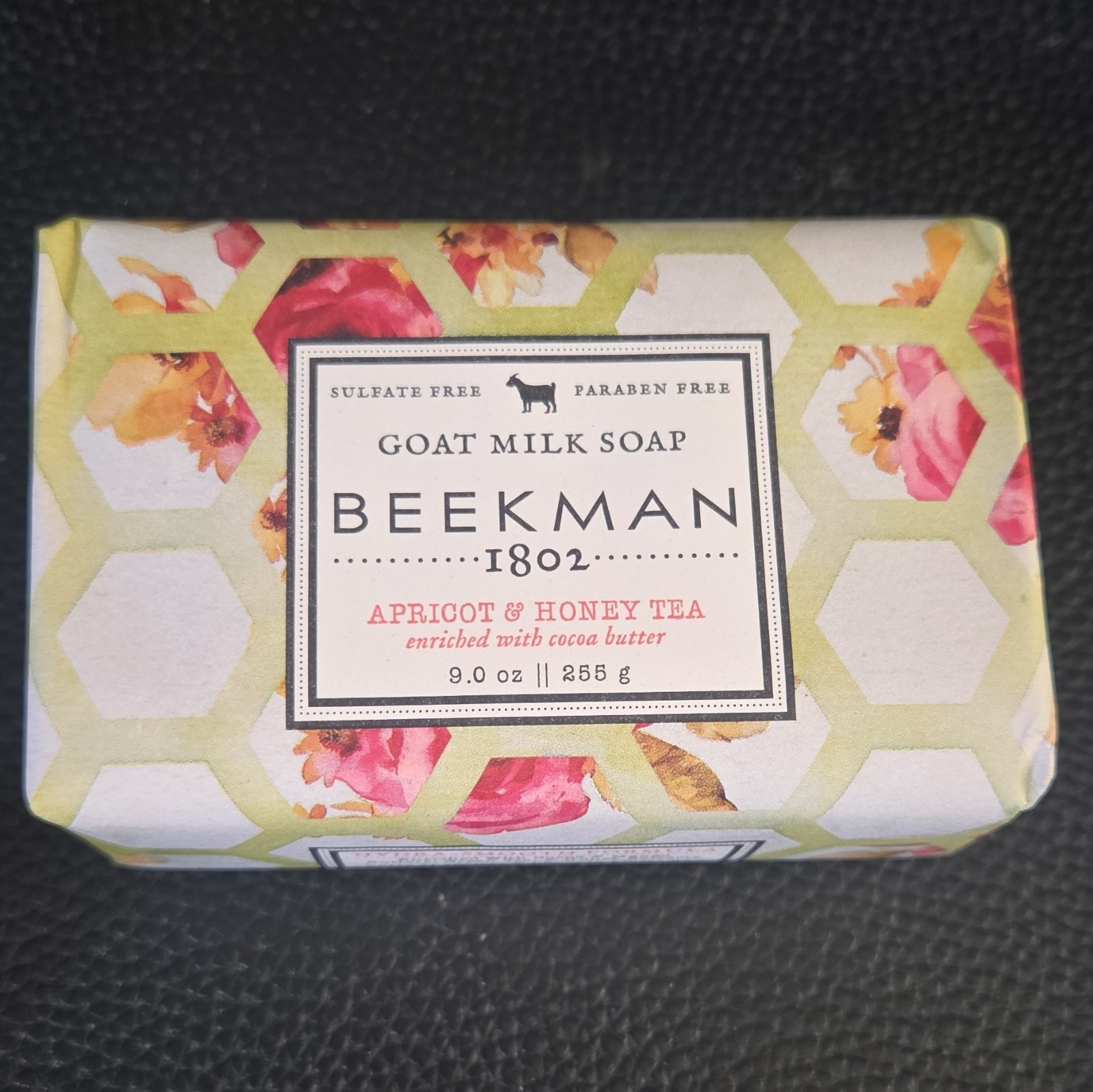 Beekman 1802 Goat Milk Soap Bar Apricot & Honey Tea 9 oz Paraben-Free