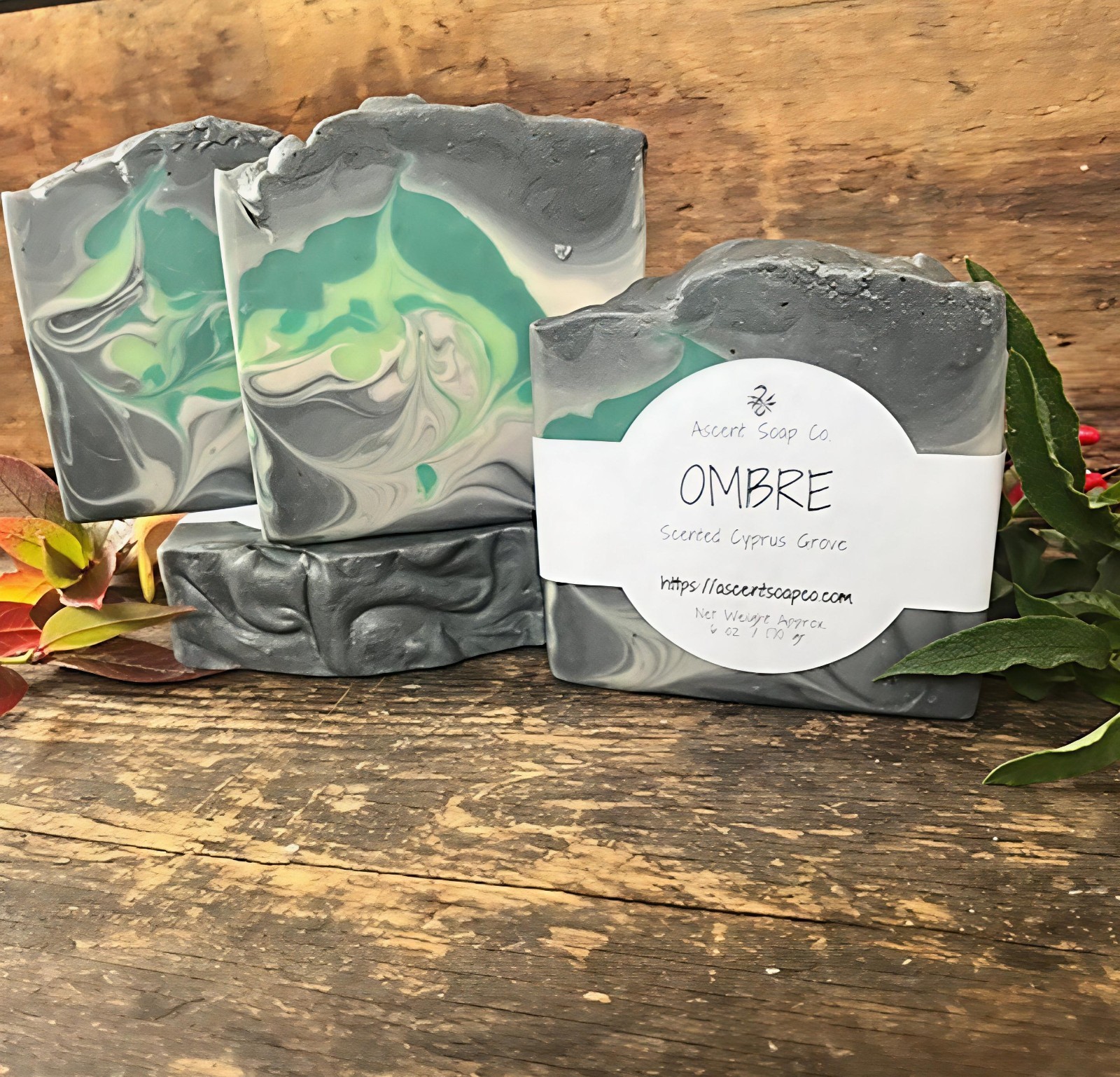 Ombre Handcrafted Artisan Soap from Ascent Soap Co.