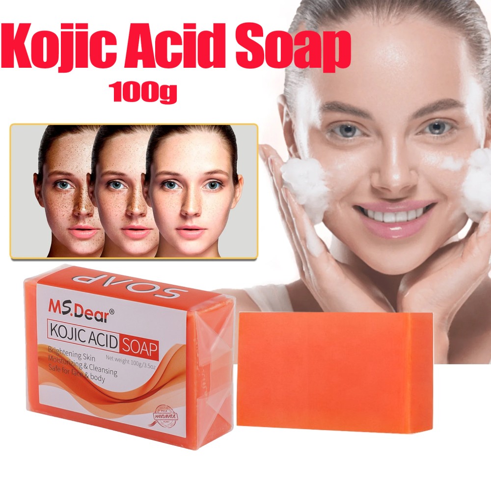 Handmade Kojic Acid Soap Face Body Care Soap Facial Cleansing Moisturizing Soap