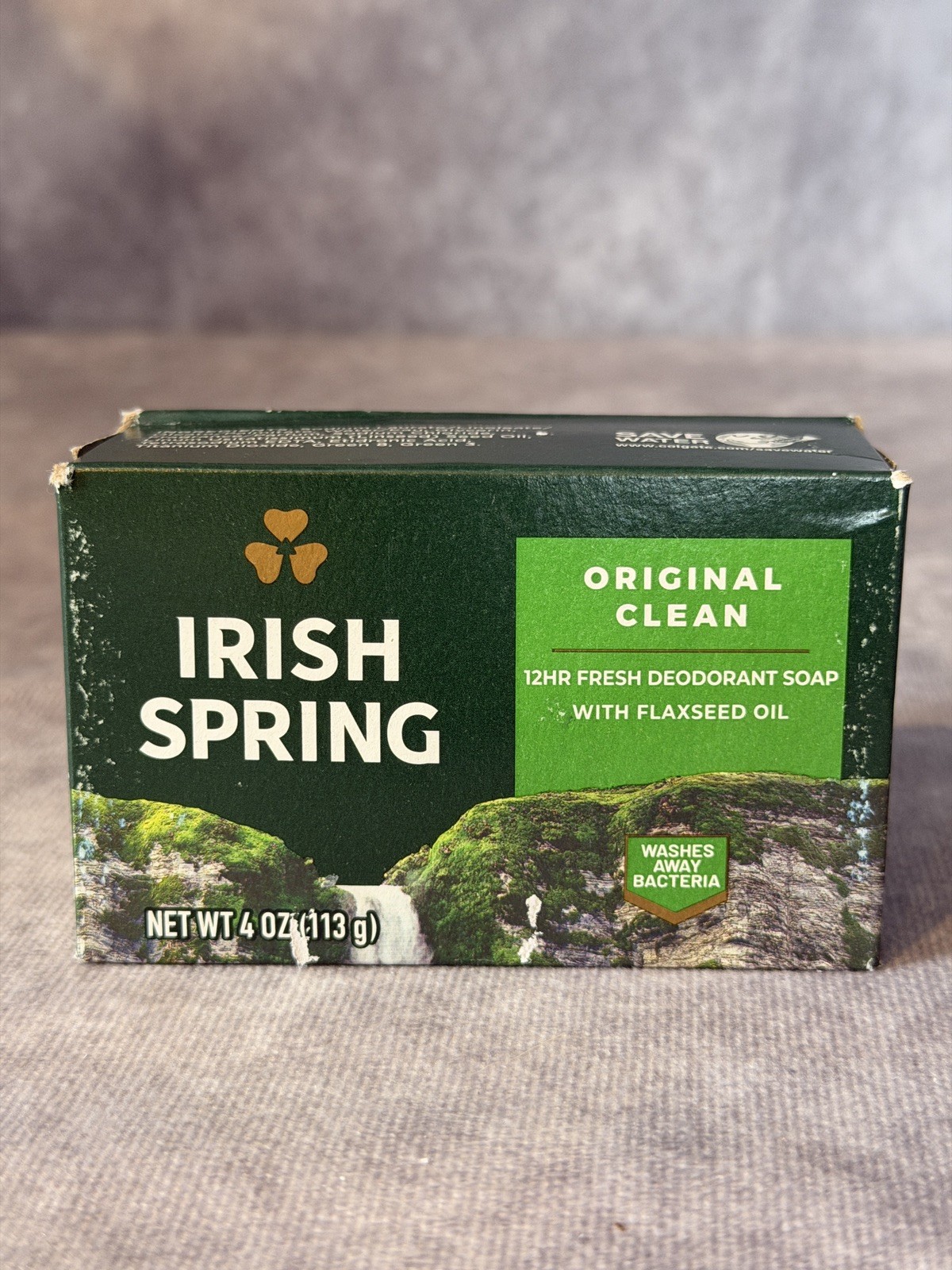 Irish Spring Original Clean 12HR Fresh Deodorant Soap 4 Oz (113g)