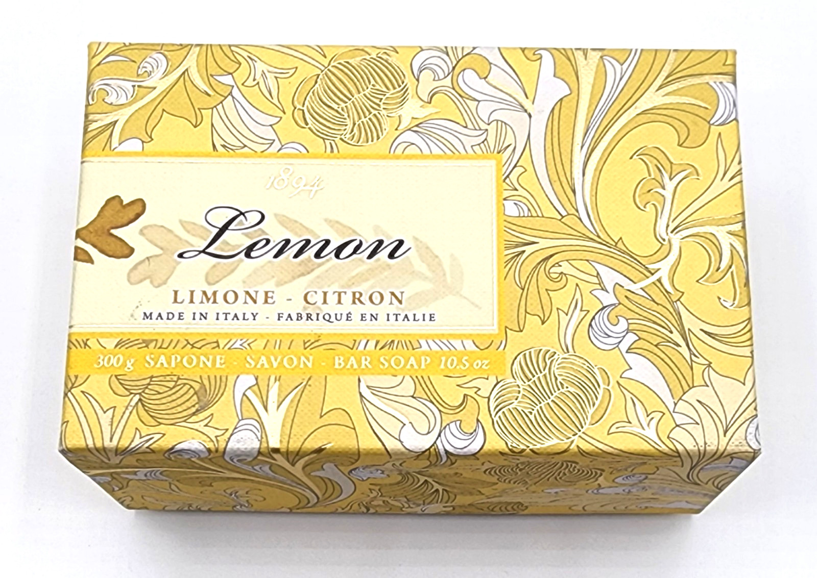 New Saponerie Mario Fissi SRL Lemon Fine Bar Soap In Box 10.5oz / 300g