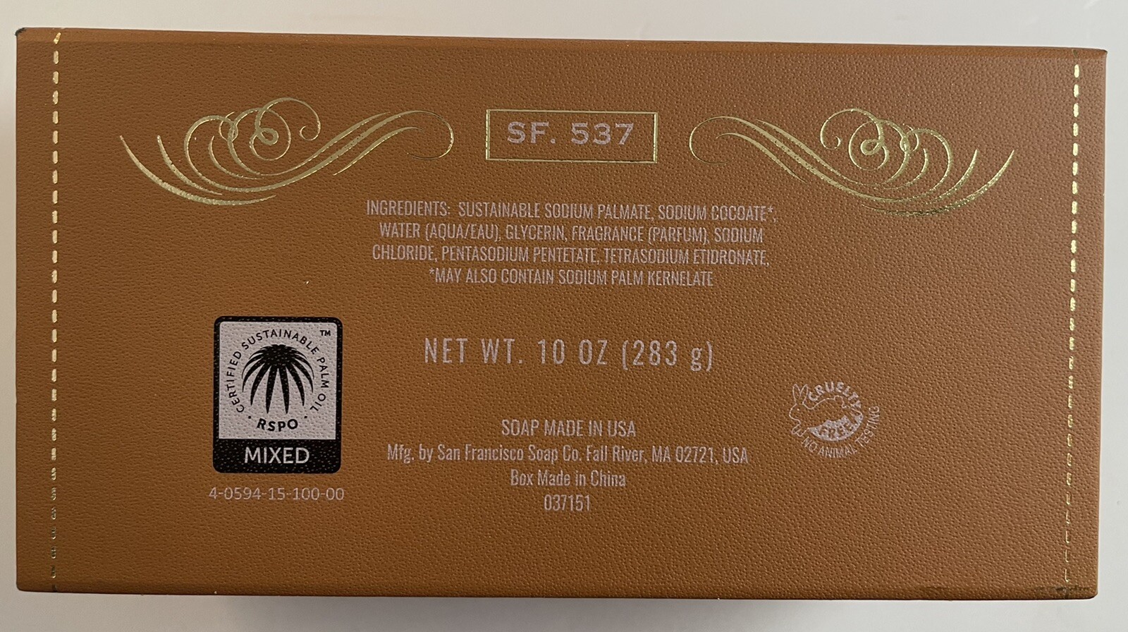 Man Bar-spiced tobacco fragrance 10oz.soap Bar-San Francisco Soap Company￼