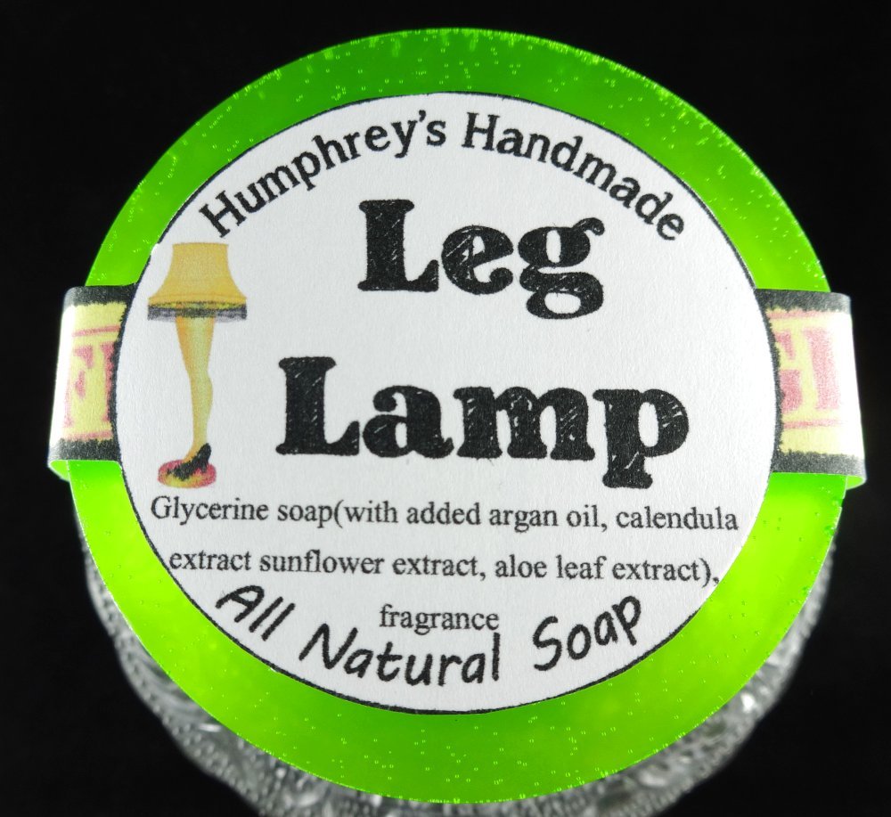 LEG LAMP Men’s Women’s Christmas Soap Shave Beard Wash Bar Pine Fir Cedar