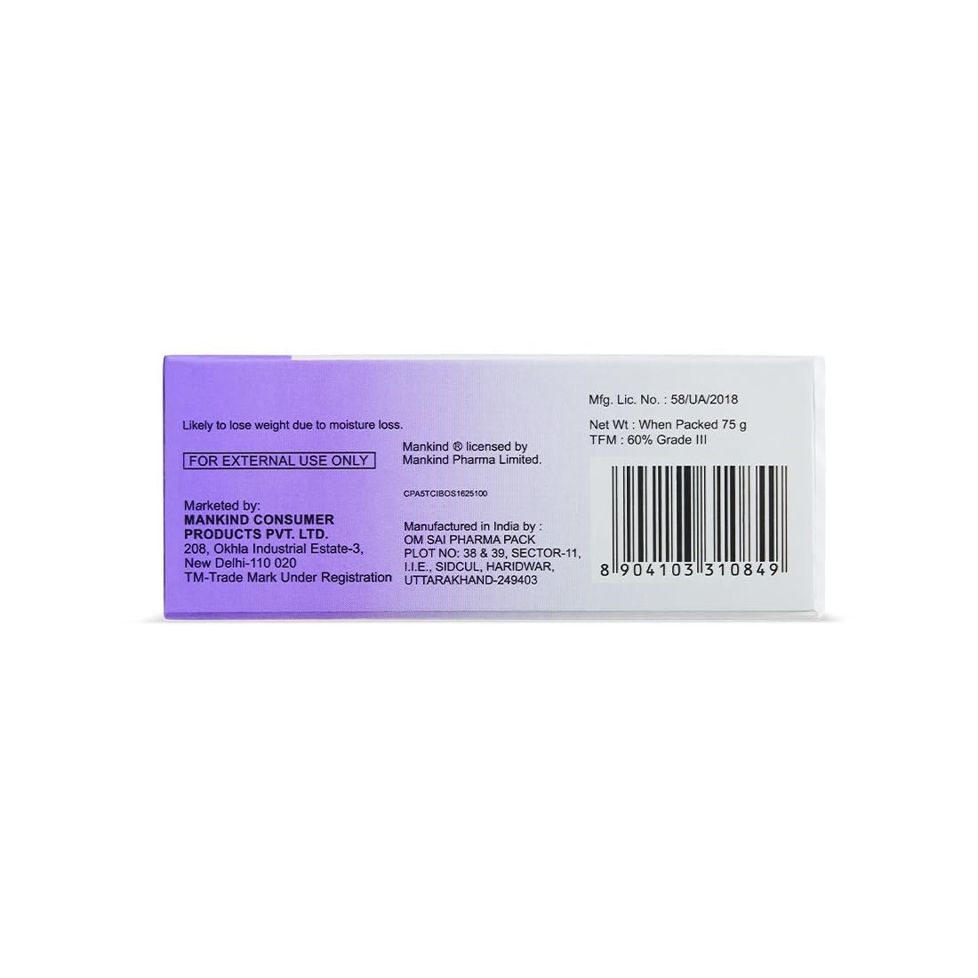 Mankind Acne Star Soap 75 gm Pack of 4, FREE SHIPPING