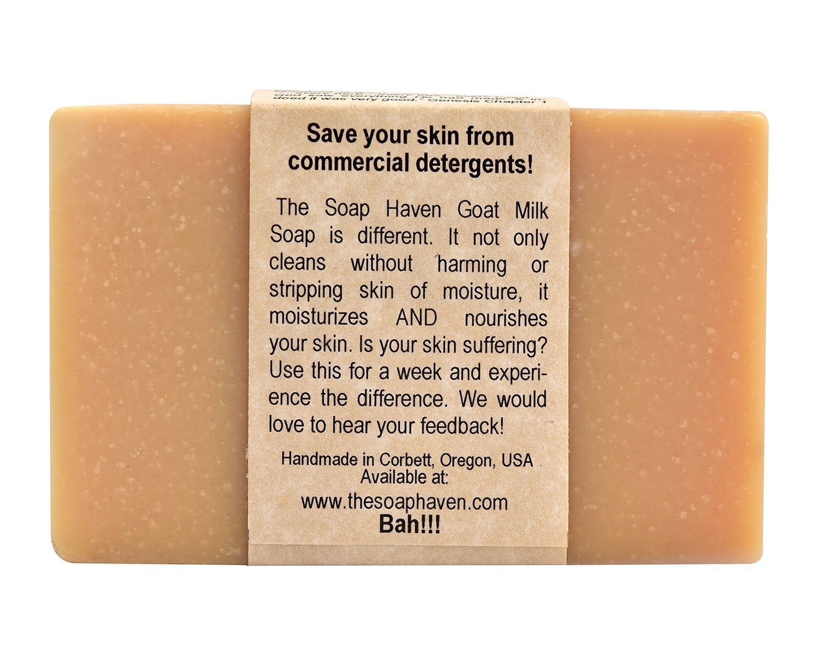 4 Goat Milk Soap Bars with Honey Handmade in USA. All Natural Soap, Unscent…