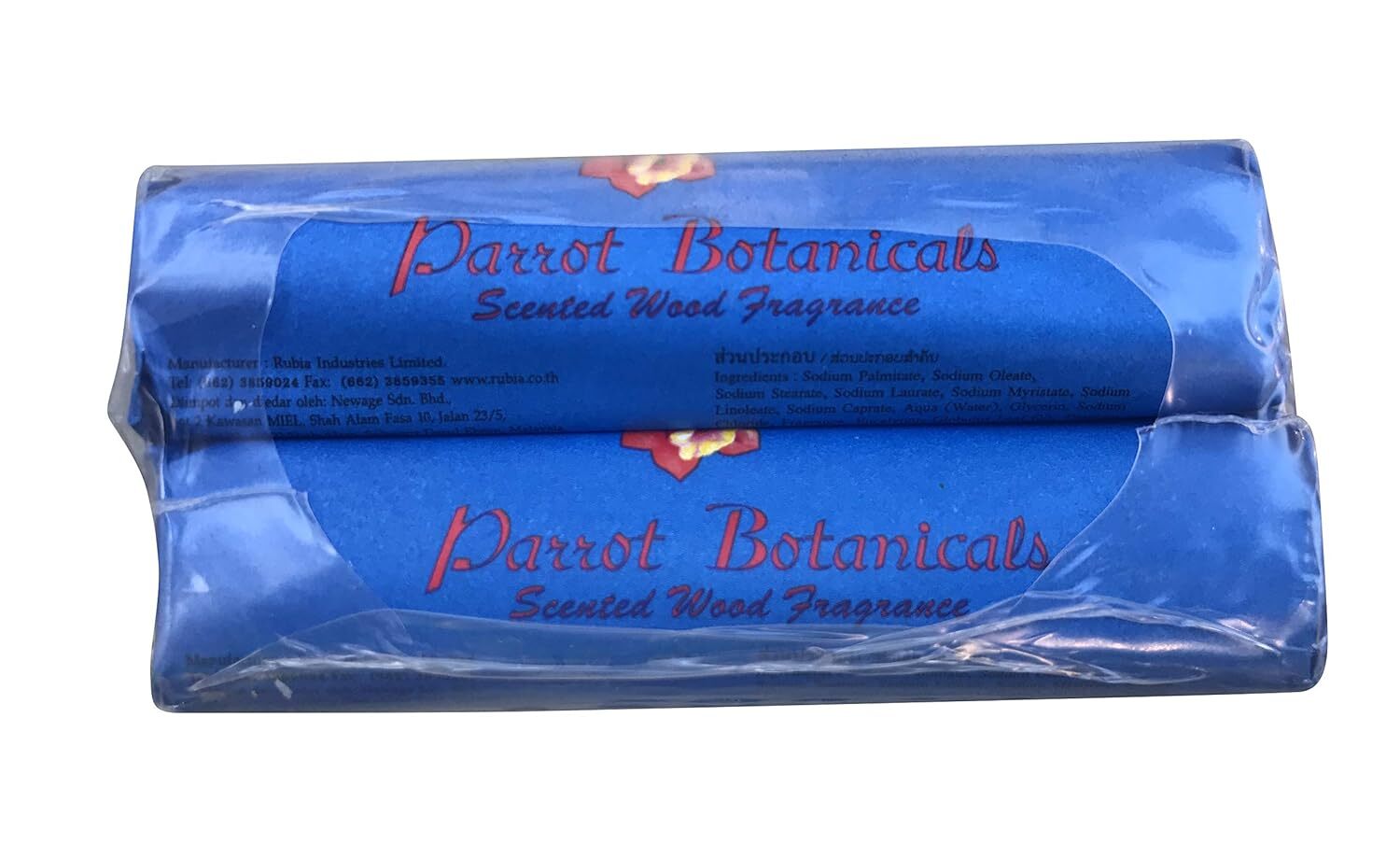 Parrot Botanicals Soap Scented Wood Fragrance (80 G X 4) Thailand Product