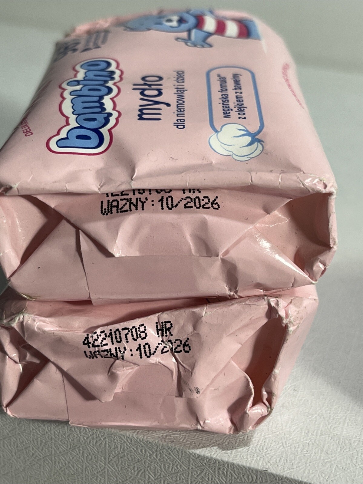 Lot Of 5 Sealed Bambino Baby Soap Bars