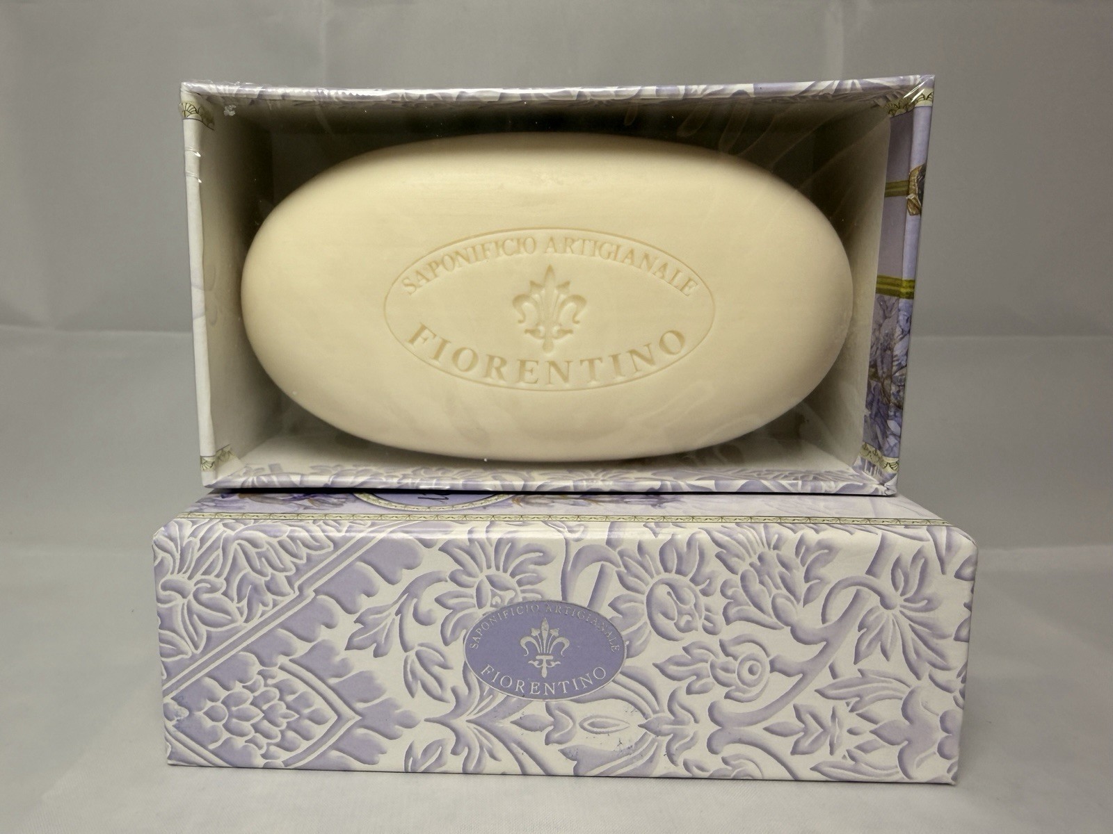 Fiorentino Lavender Scented Soap 10.5 oz 300g Made in Italy New Gift Box
