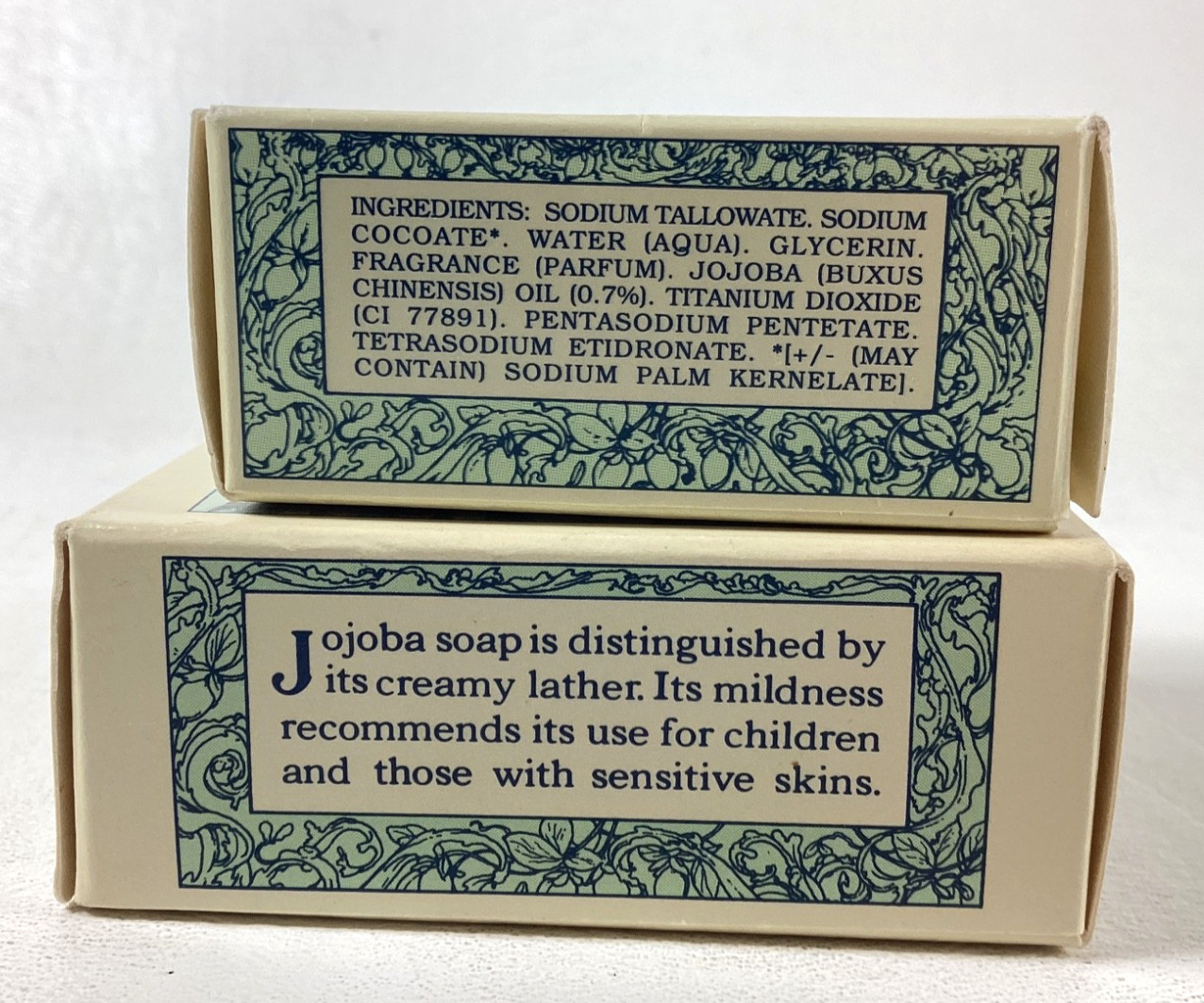 Vintage Crab Tree & Evelyn Sea Shell Jojoba Oil Soap 1.9 oz & 0.9 oz Lot of 2