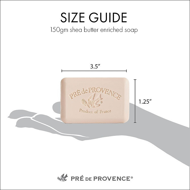 NEW Pre de Provence Lot of Two Large Lavender Scent Bath Body Soap Shower Bar