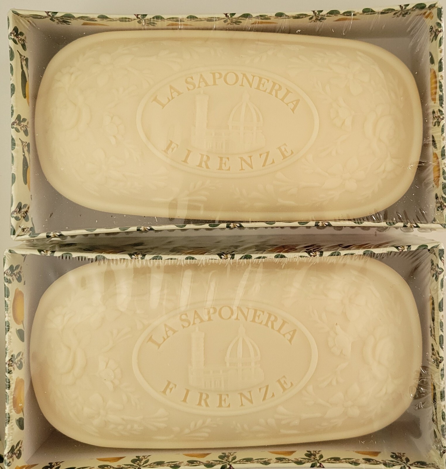 2x La Saponeria Firenze LEMON Scented Soap 10.5 oz Made in Italy 5″ Bar Tuscany