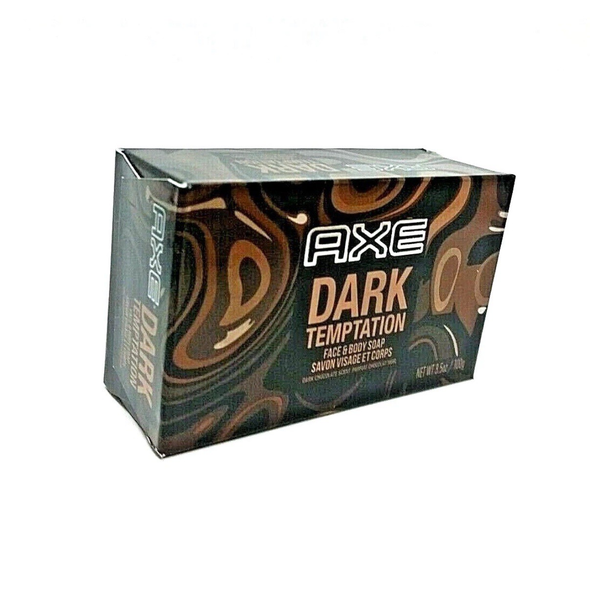 (LOT 8)2 Pk Axe DARK TEMPTATION FACE & BODY SOAP ARS 3.5 oz Ea Bar SEALED RARE