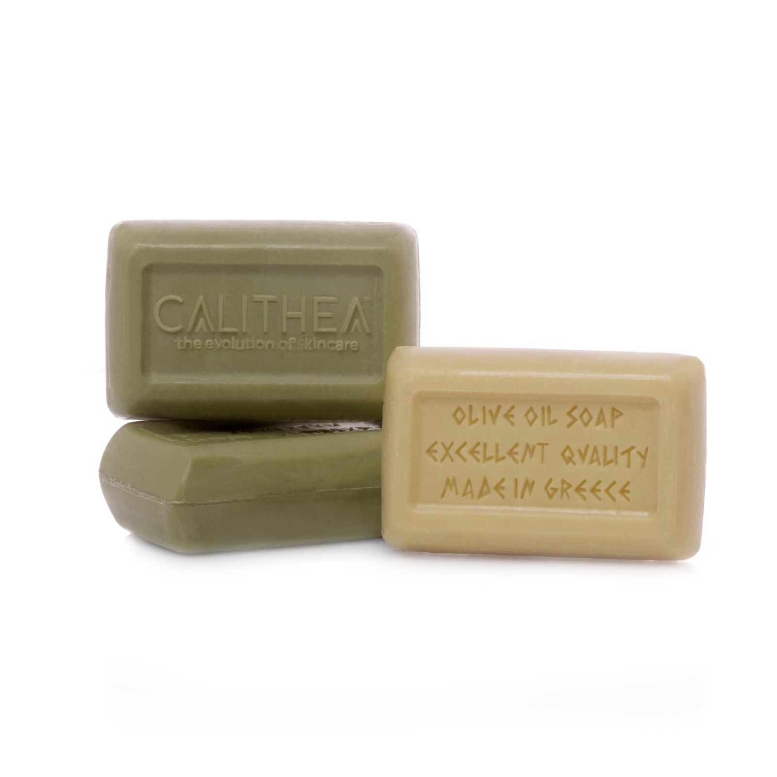 Calithea 3-Pack Olive Oil Soap Bars with Shea Butter & Oatmeal for Sensitive …