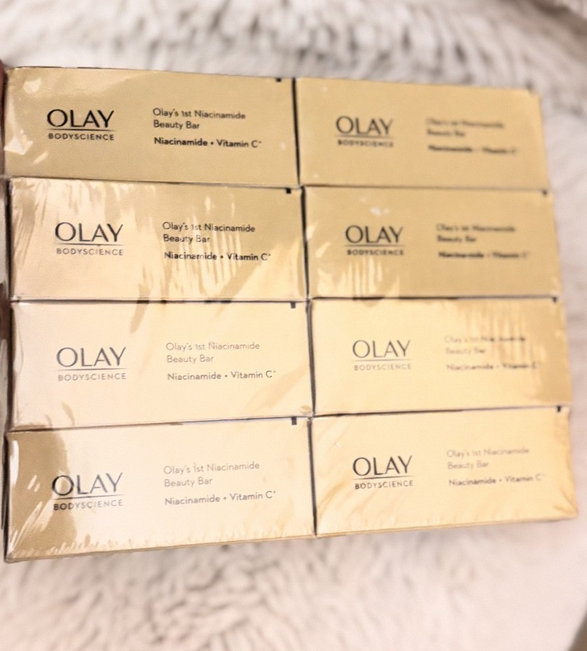 Olay Body Science Soap B3 and Vitamin C Niacinamide Beauty Bar 8 soap bars