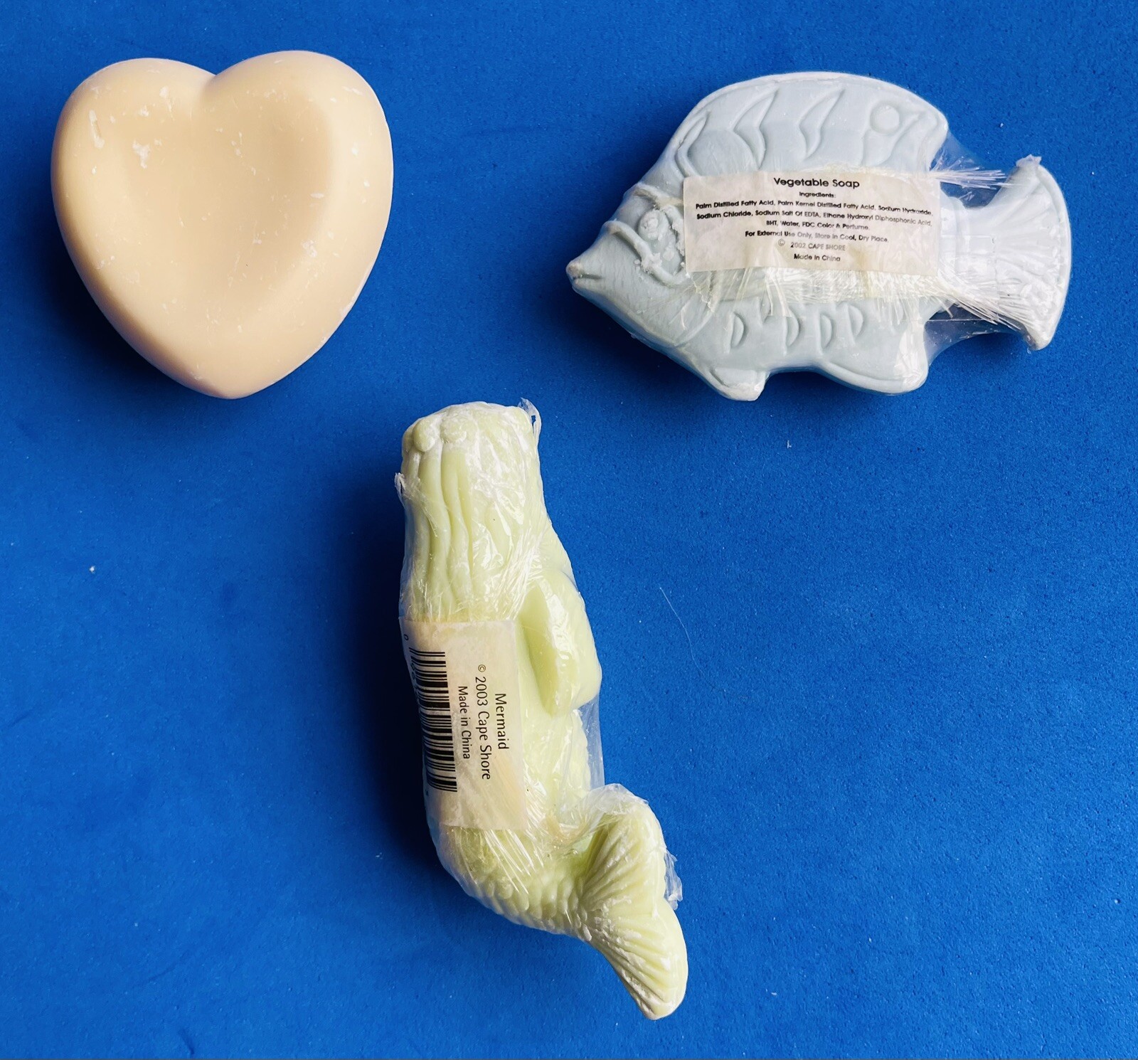 Fancy Bar Soap in various shapes – Mermaid, Fish, Heart by YSL