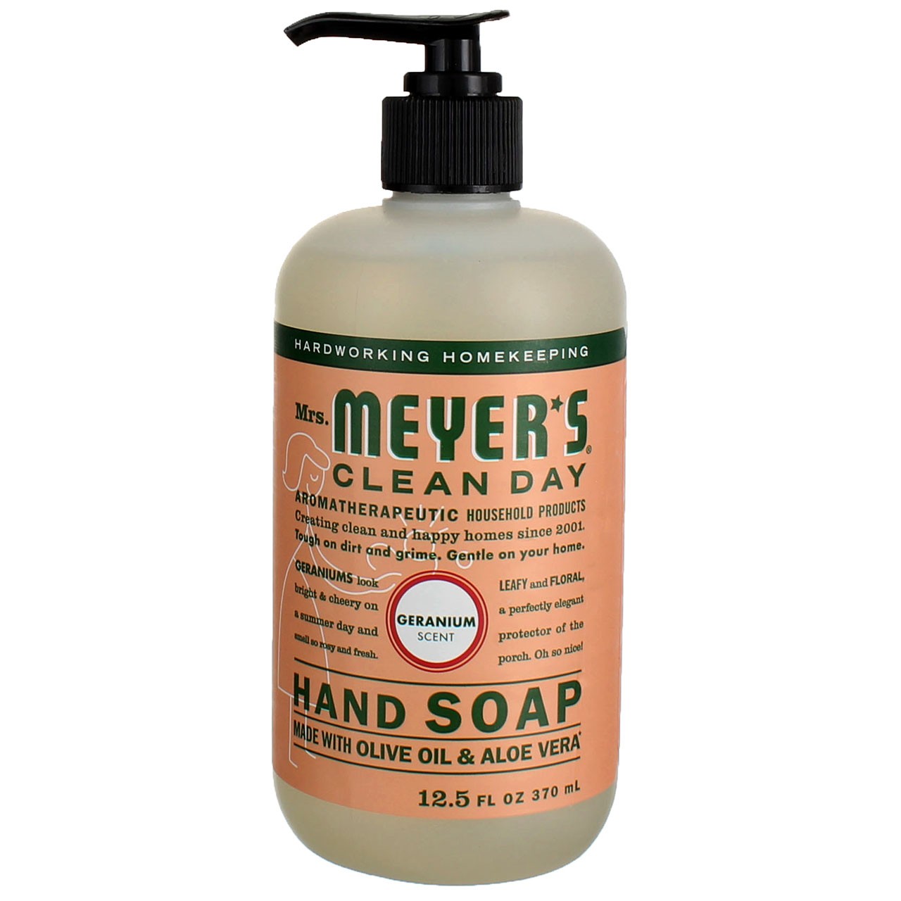 Mrs. Meyer’s Clean Day Hand Soap Liquid, Geranium, 12.5 fl oz