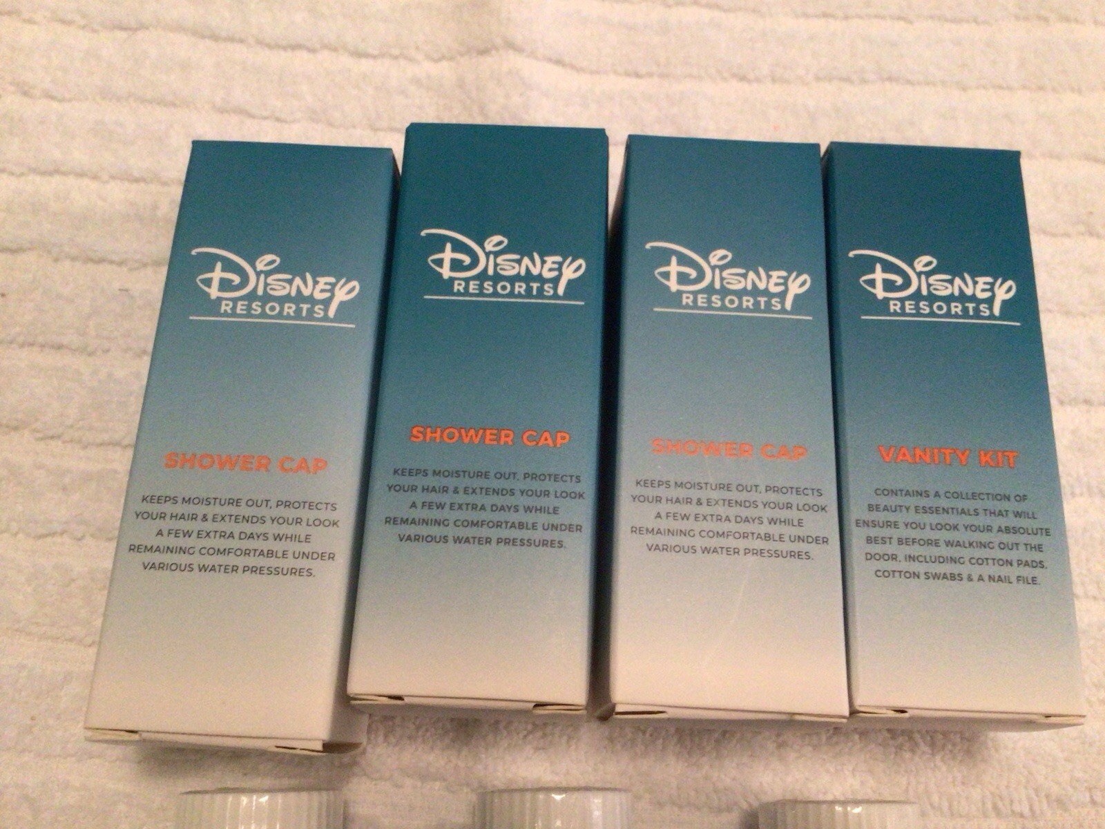 Lot Of 12 Disney Resorts H2O Sea Salt Soap Facial Soap Mouthwash Shower Caps