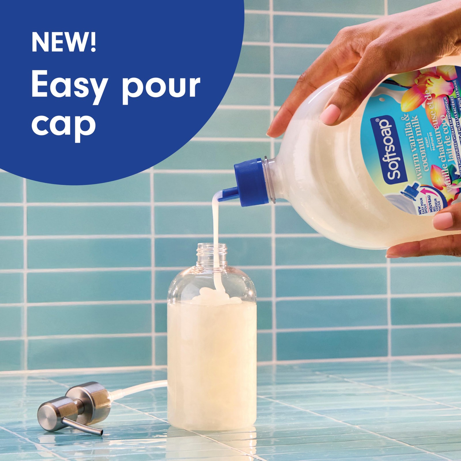 Softsoap Moisturizing Liquid Hand Soap with New 50 Fl Oz (Pack of 1), Clear