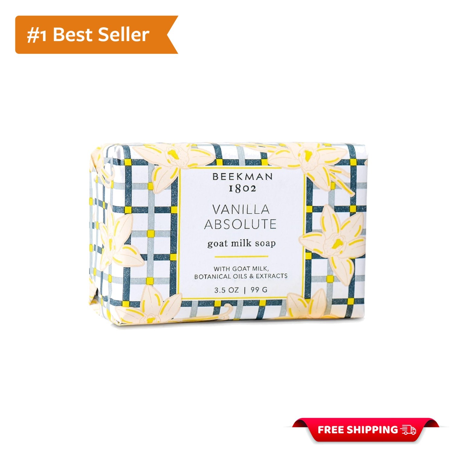 Goat Milk Soap – Moisturizing Hand & Body Soap Bar with Shea Butter & Botanic…