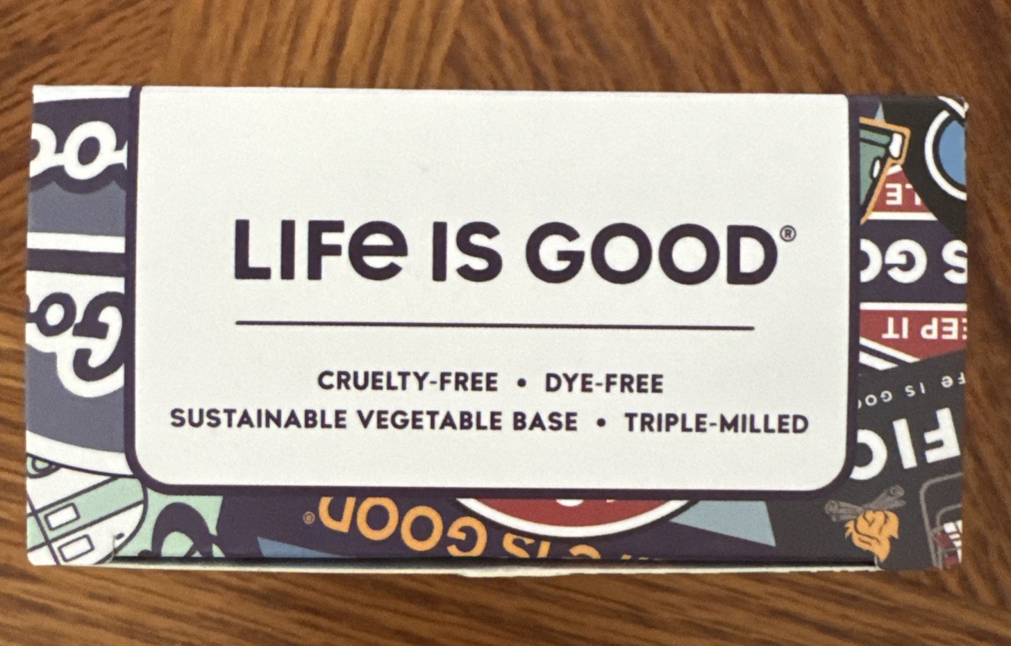 Life Is Good Sandalwood Soap Made In The USA For Men New 3 Bars