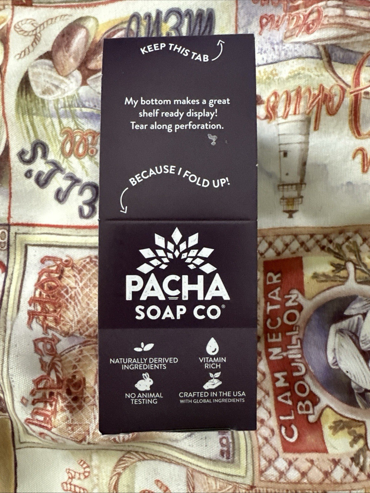 PACHA FRENCH LAVENDER BATH SOAP MADE NE USA NO ANIMAL TEST NATURAL INGREDIENTS
