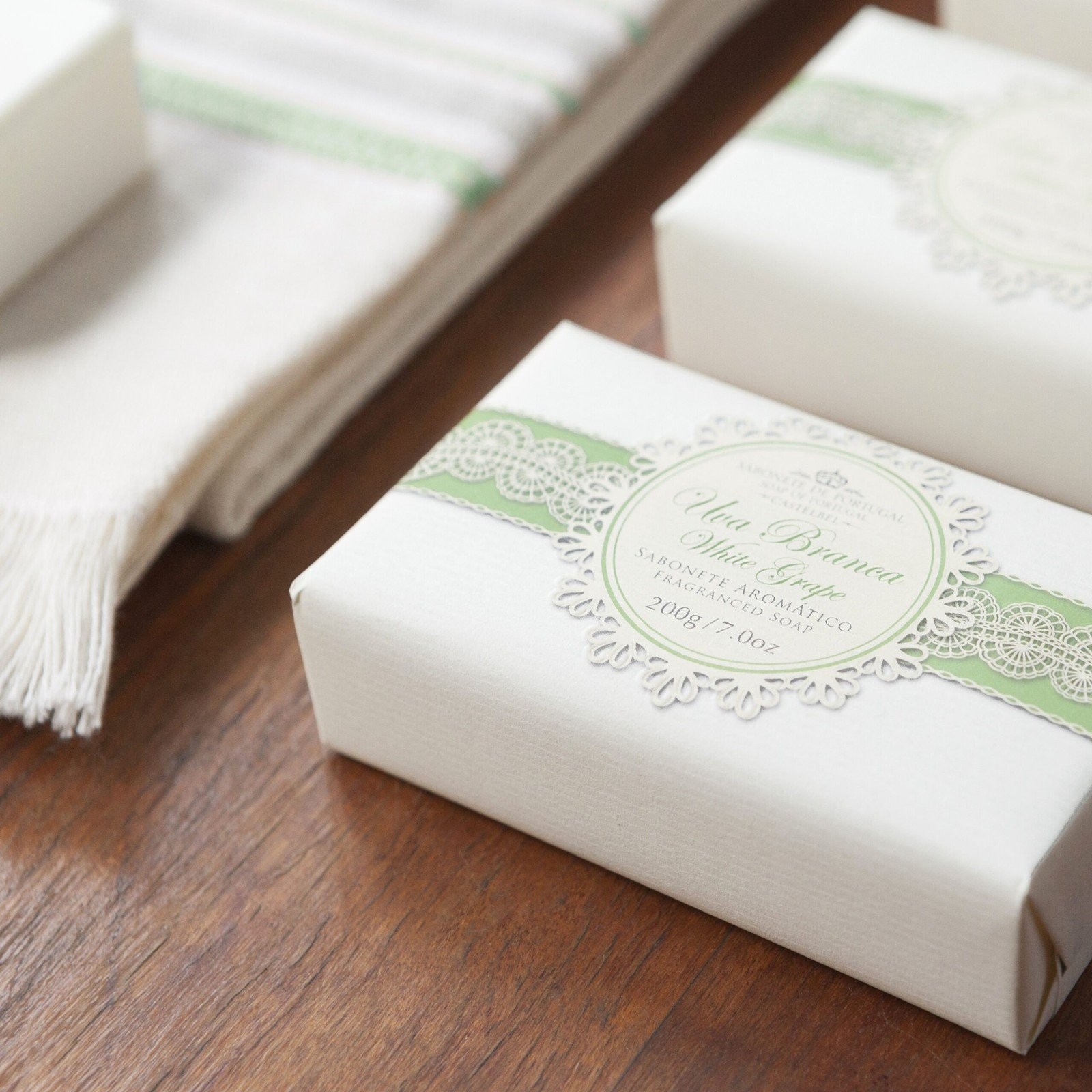 Castelbel Aromatic 2-Soaps “Gourmet White Grape” (200g x2) Triple Milled…