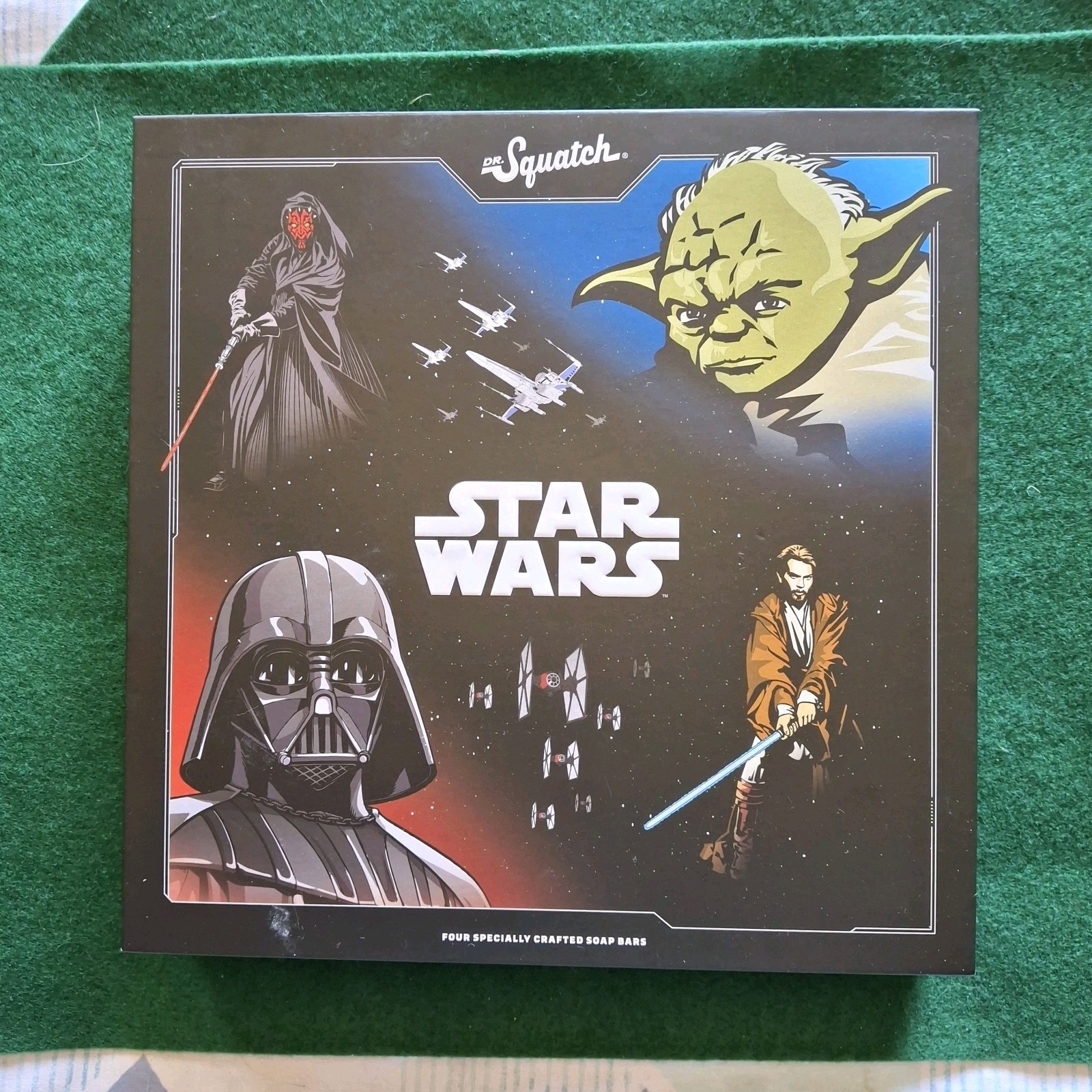 Star Wars Dr Squatch Limited Edition Natural Soap 4-Bar Set