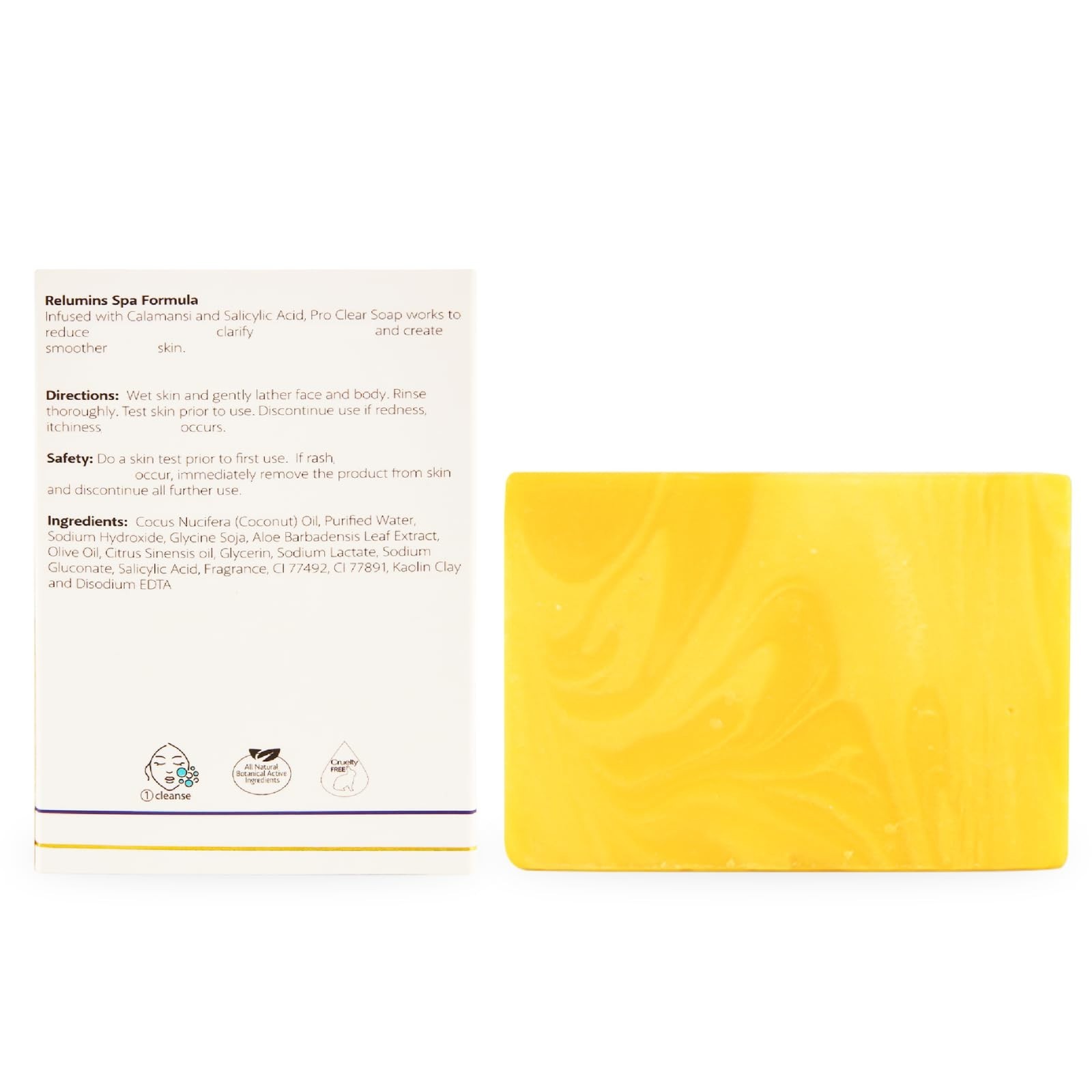 Relumins Authentic Professional Clear Soap with Calamansi & Salicylic Acid 135g