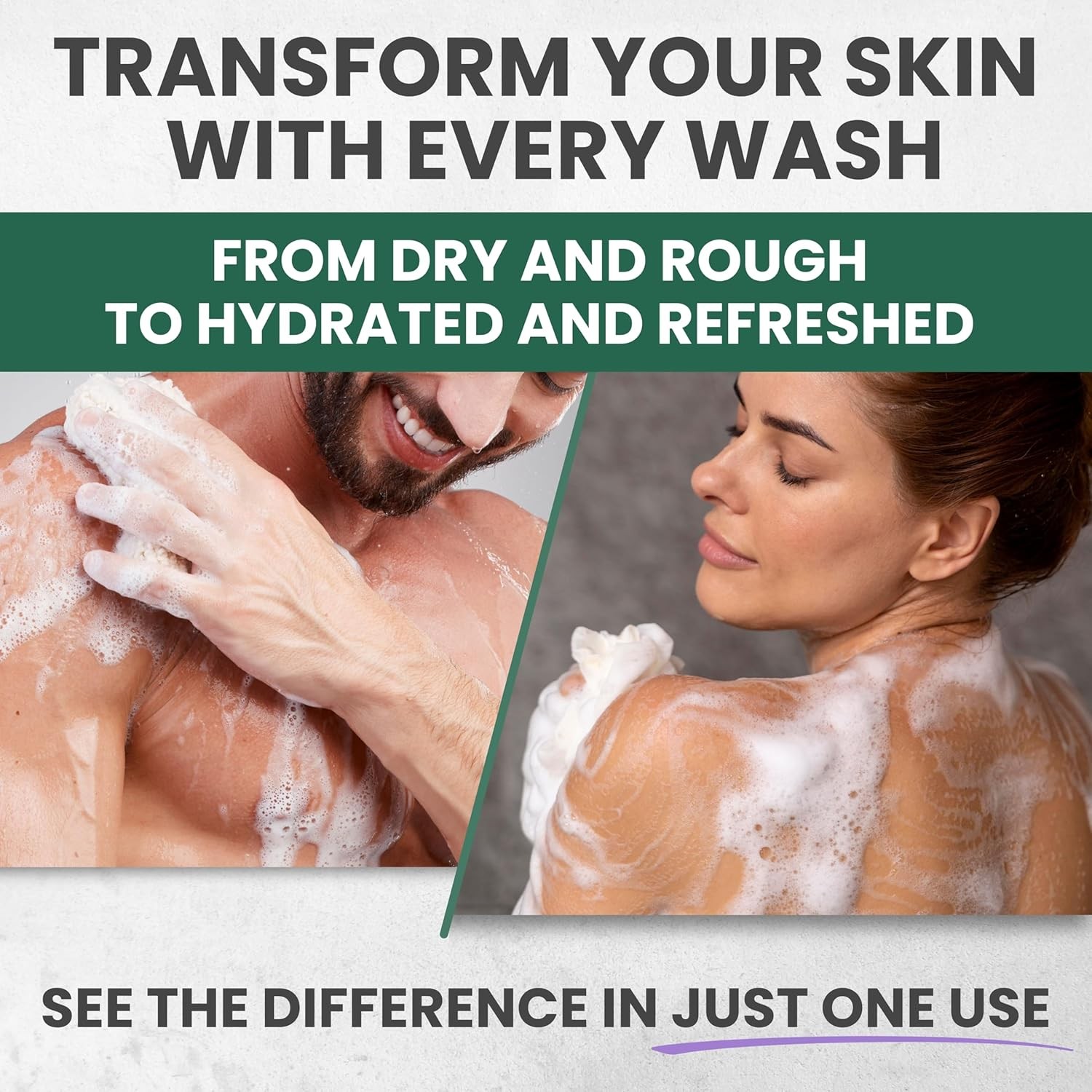 Tea Tree Lavender Body Wash MaxTherapy, Itchy Skin Relief, Antifungal Defense,