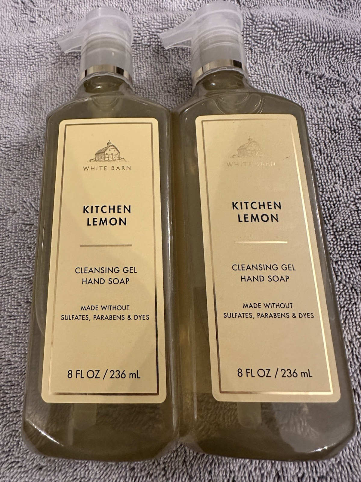 Lot Of 2 Bottles – BATH & BODY WORKS KITCHEN LEMON DEEP CLEANSING GEL HAND SOAP