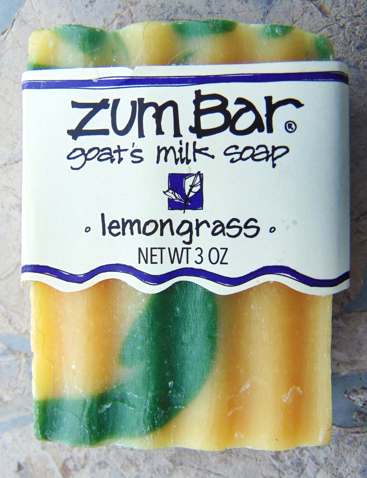 ZUM BAR GOAT’S MILK SOAP ~ LEMONGRASS ~ 3 OZ. ~ MADE IN THE USA~ BRAND NEW