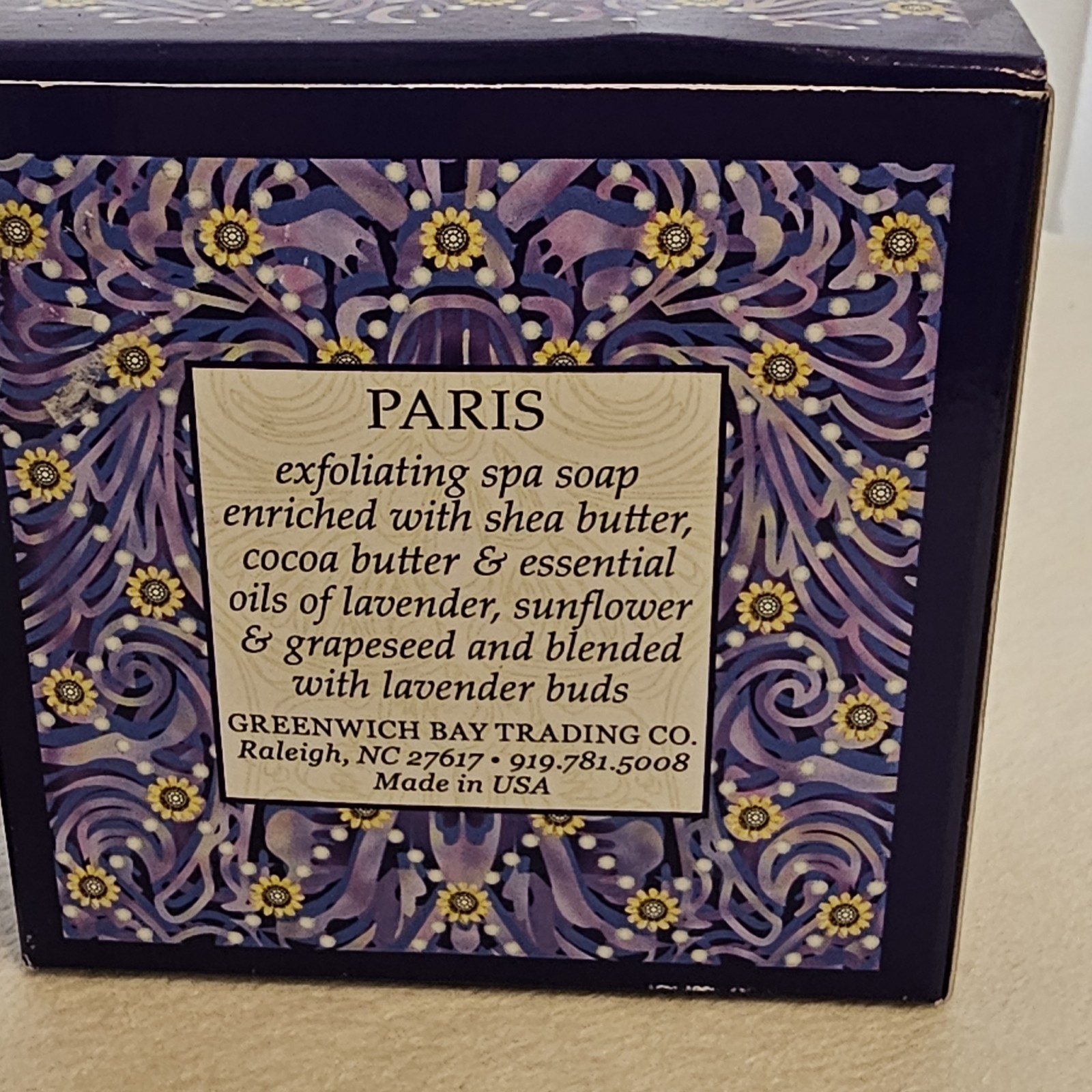 Greenwich Bay Trading Co. Destination Collection: Fiji And Paris. Lot Of 2 Soaps
