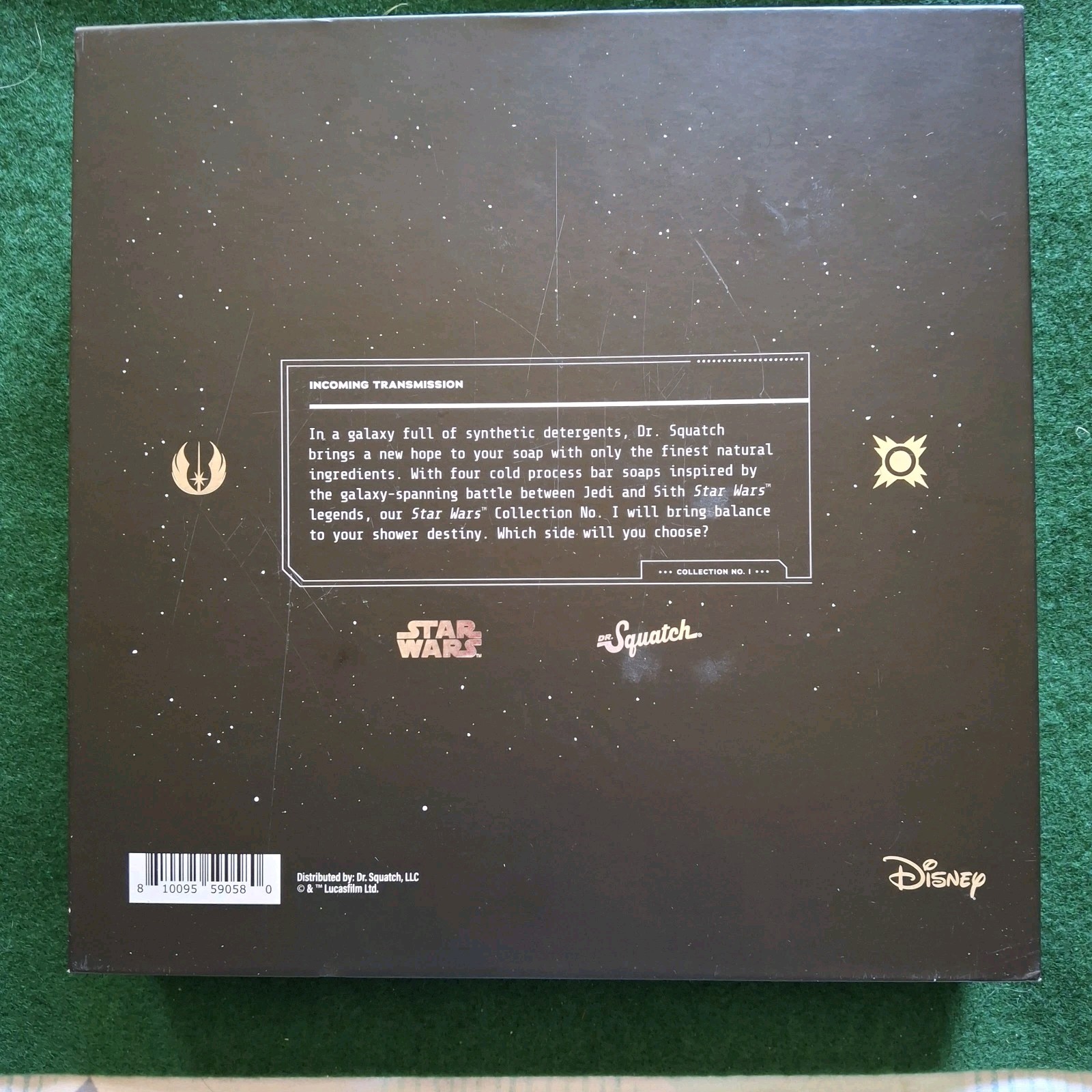 Star Wars Dr Squatch Limited Edition Natural Soap 4-Bar Set