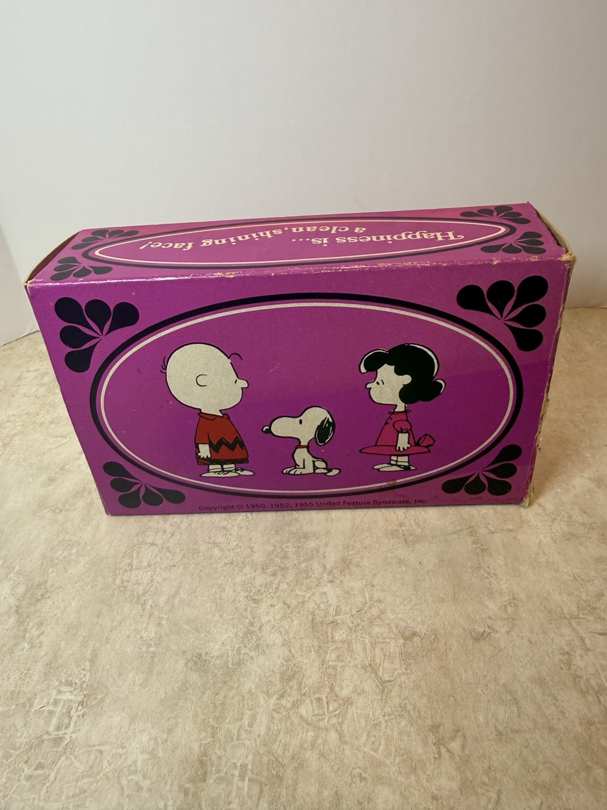 VINTAGE 1970’s AVON Peanuts Gang – Charlie Brown Lucy Snoopy Soap Trio NOB