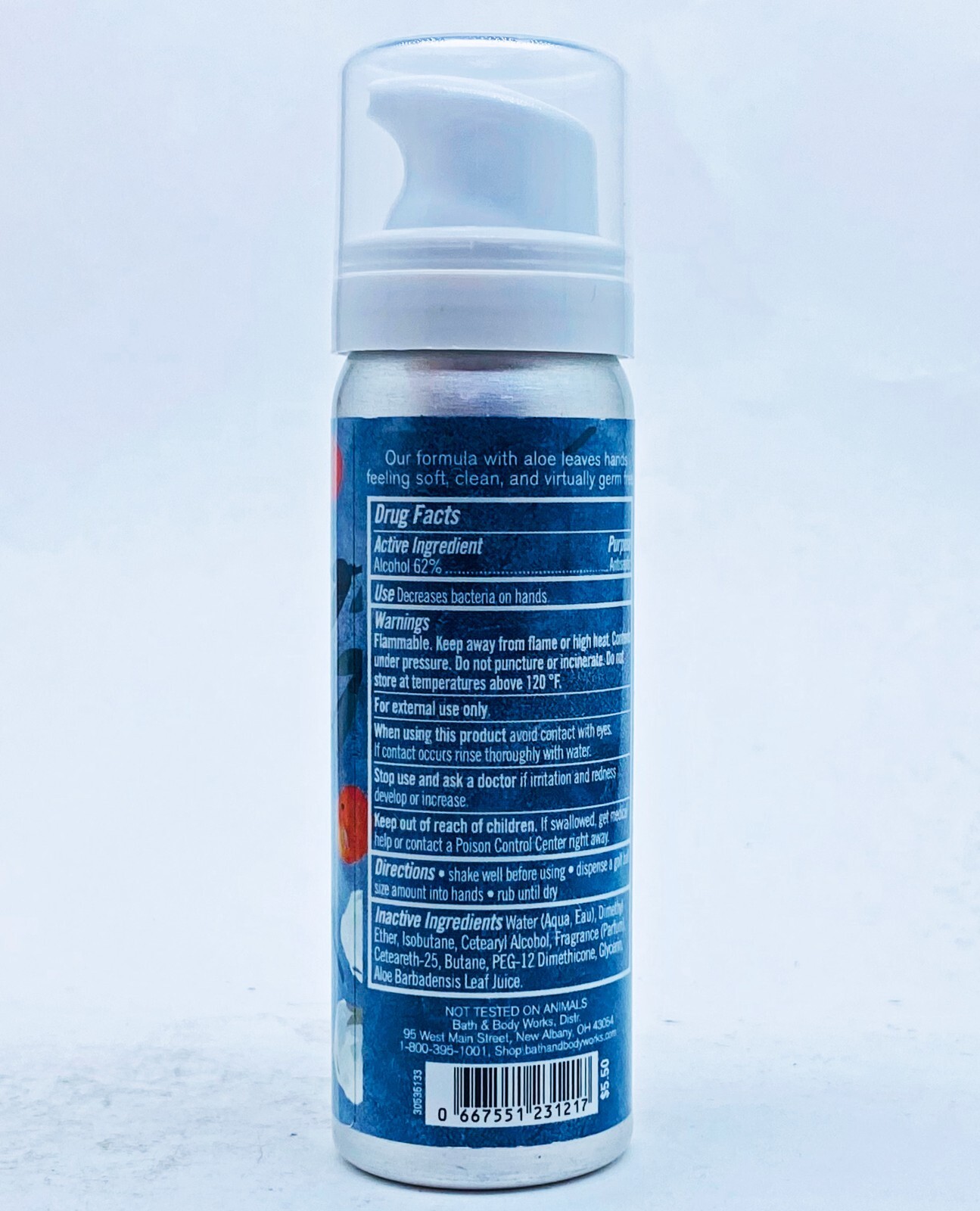 3 Bath Body Works FROZEN LAKE Antibac Foaming Mousse Hand Sanitizer 1.8 oz