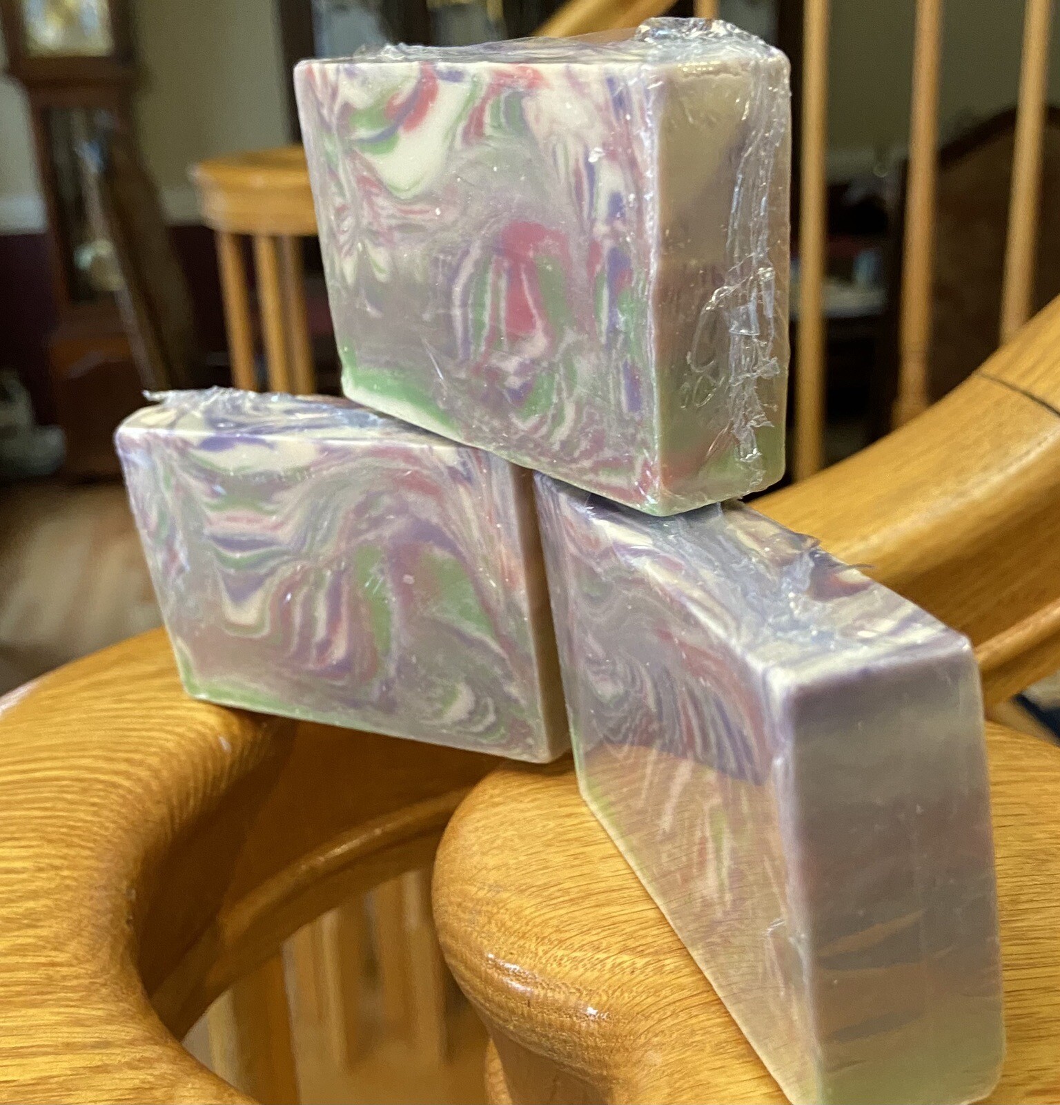 Handcrafted Swirl Soap Multi Color