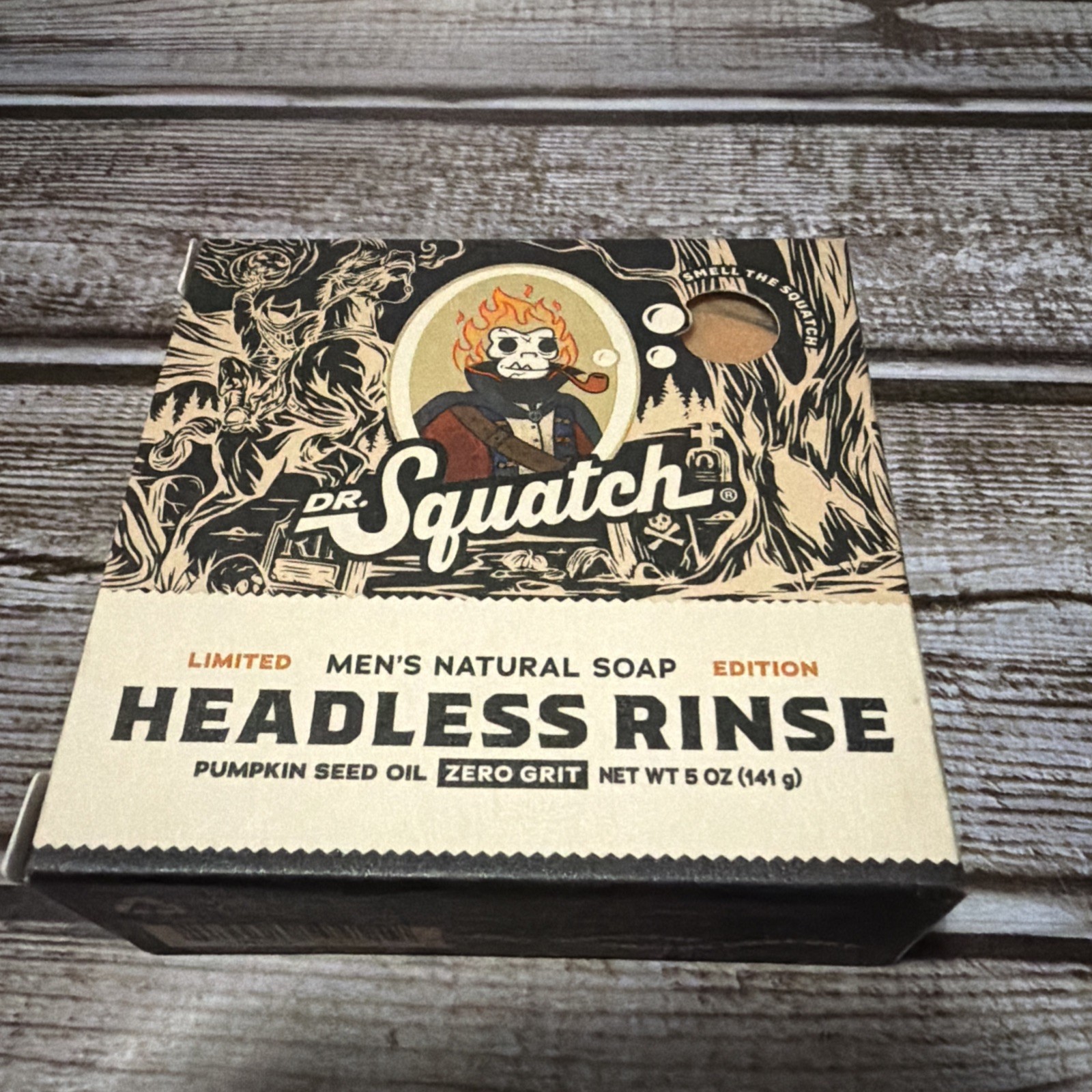 Dr Squatch Soap. Lot Of 2 Limited Edition Drinking Pumpkin And Headless Rinse