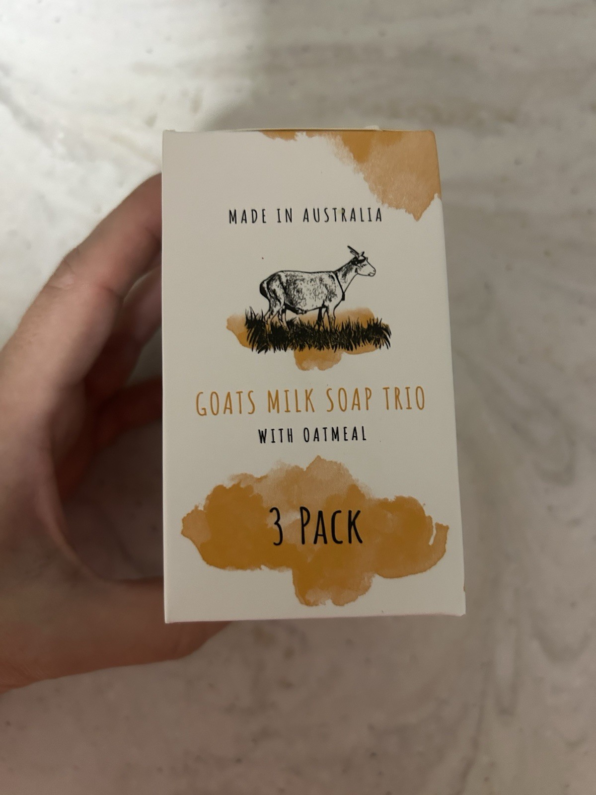 The Natural Goats Milk Company Soap 3 Bars With Oatmeal New