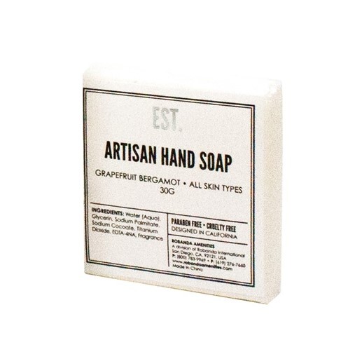 **4-12 Bars** World Amenities Est. Artisan Soap Grapefruit Bergamot 1.1 oz bars