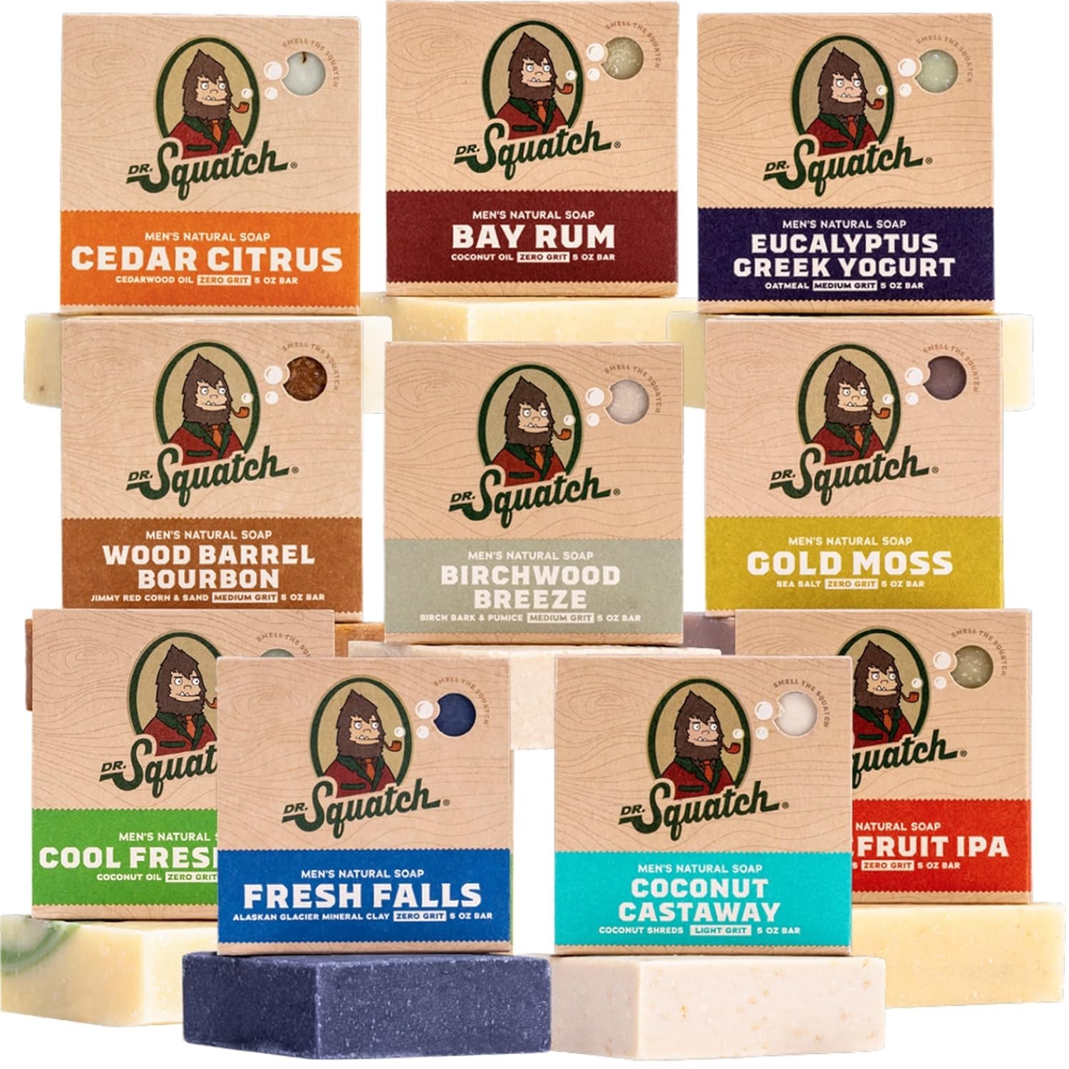 Natural Men’s Bar Soap – Cold Process Body Soap Bar with Natural Oils – Gifts…