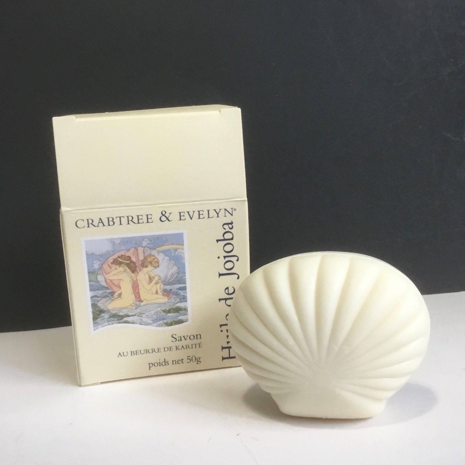 Crabtree & Evelyn S/3 Jojoba Oil Triple Milled Soap w/ Shea Butter 1.76 oz NIB