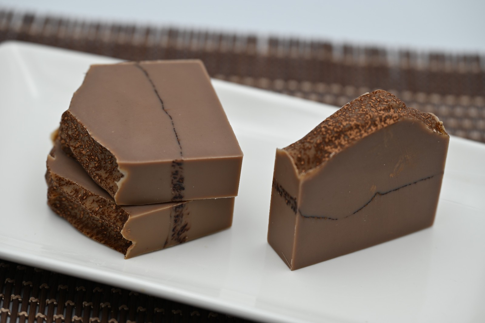 Le Luxe Lather, Luxury Artisan Soap, “Danielle”.. Coffee Scent..