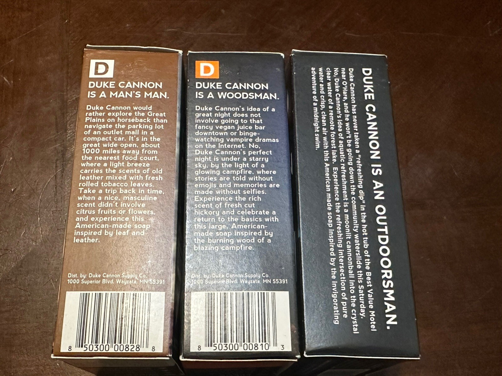Duke Cannon Big Brick of Soap Bar Variety-Pack Masculine Scents, 10 oz Pack Of 3