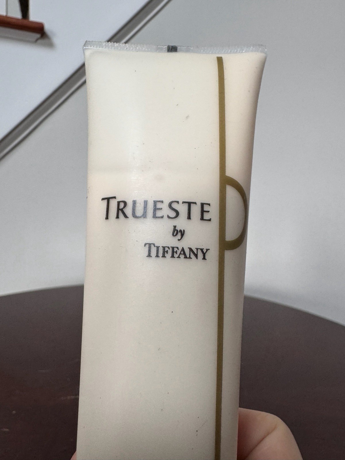 VTG Tiffany & Co. Trueste Silkening Body Voile Lotion & Green Case 80% Full