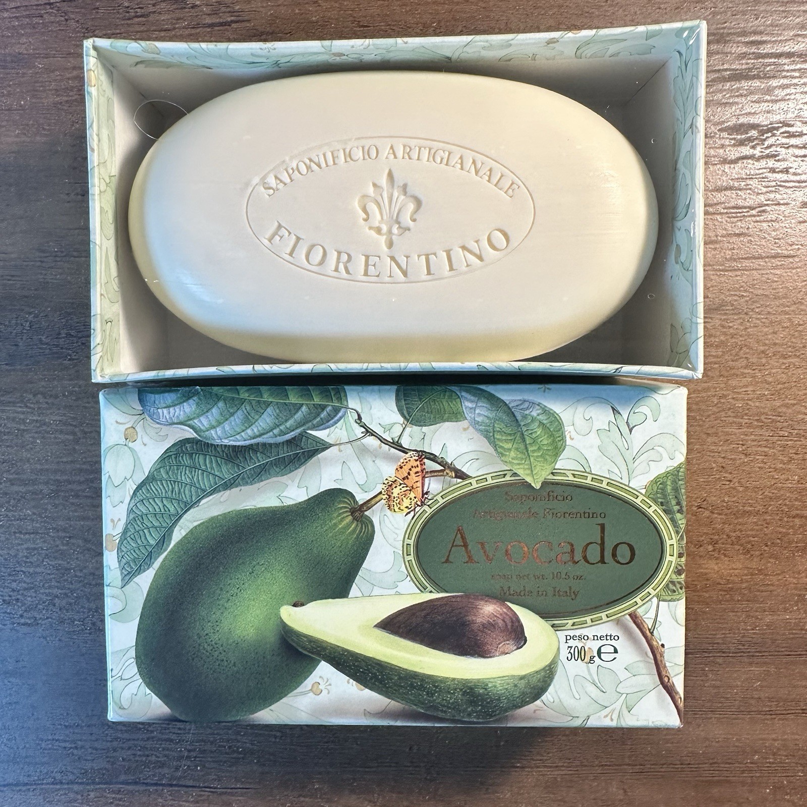 Saponificio Artigianale Fiorentino Avocado Nourishing Luxury Italian Soap 10.5Oz